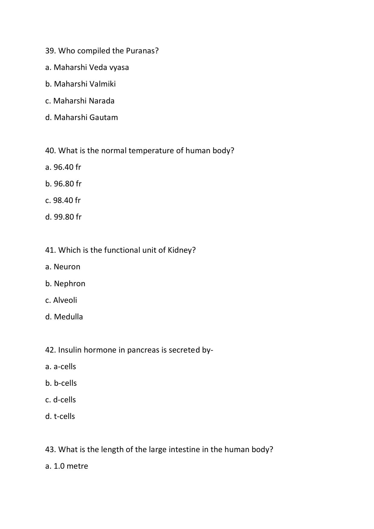 Odisha CPET 2021 YOGA & NATUROPATHY Question Paper - Page 10