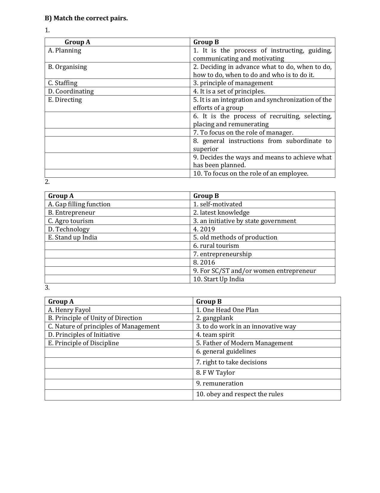 Maharashtra Board Class 12 Organisation of Commerce and Management	Sample Papers - Page 3