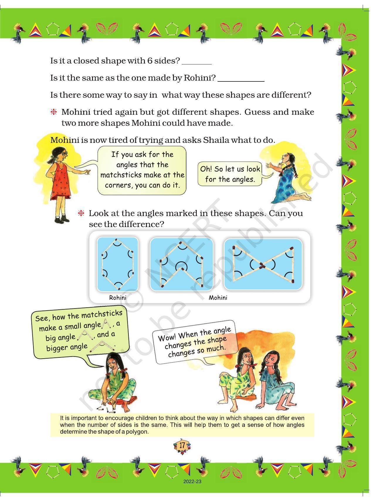 NCERT Book for Class 5 Maths Chapter 2 Shapes and Angles - Page 2