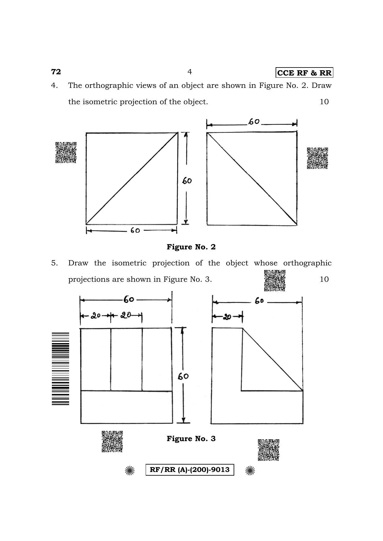 Karnataka SSLC Engineering Graphics Question Paper 2022 (A Version) - Page 4