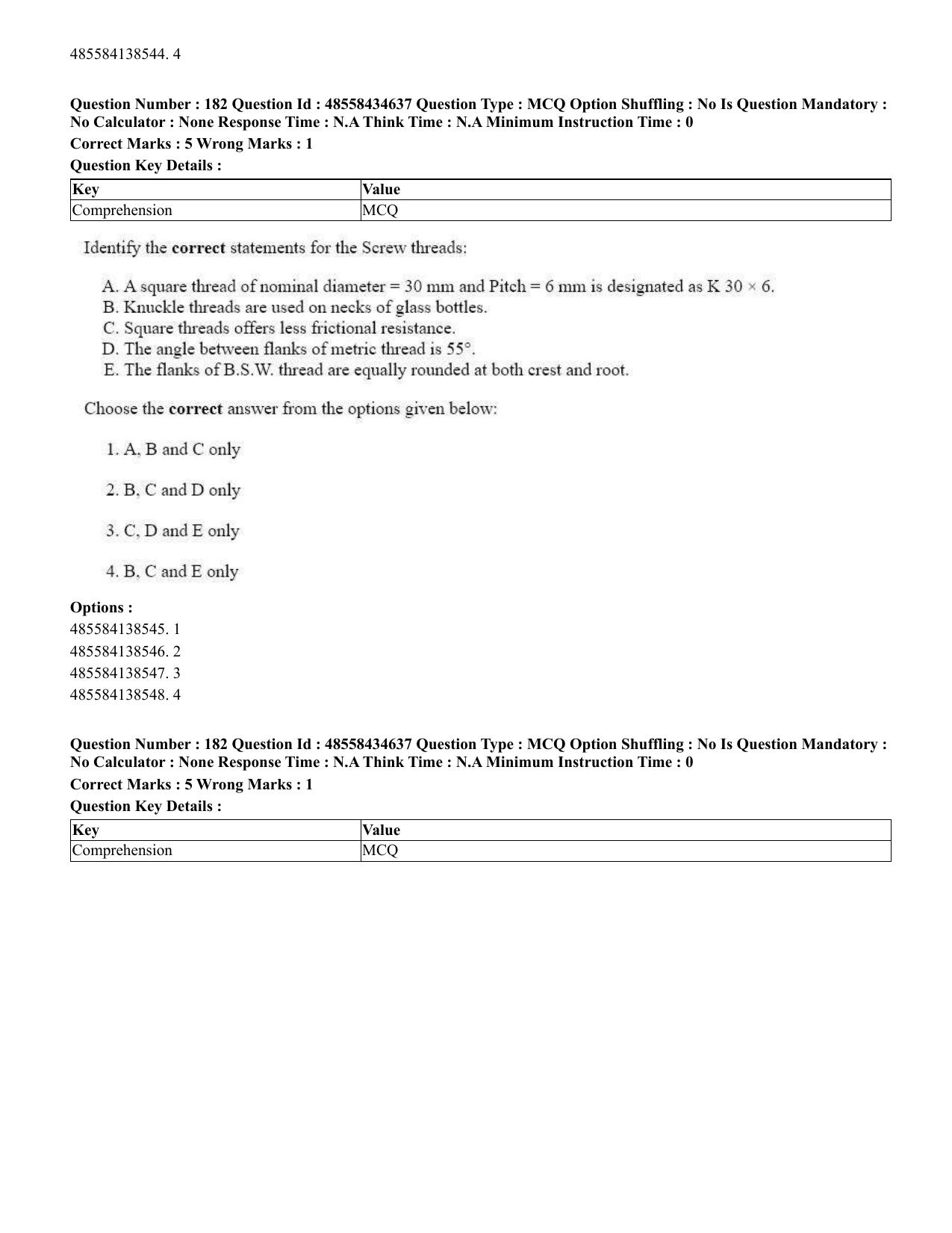 CUET 2023 English Punjabi Shift 3 Question Paper - 18 June 2023 - Page 164