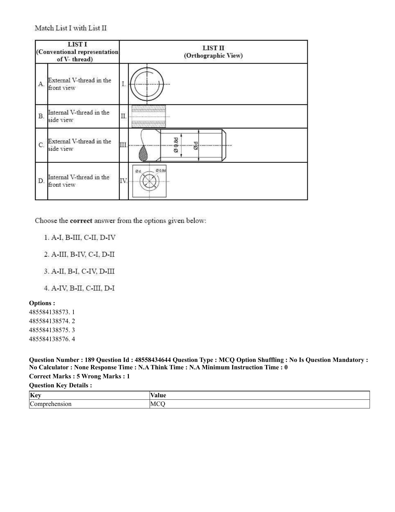 CUET 2023 English Punjabi Shift 3 Question Paper - 18 June 2023 - Page 175