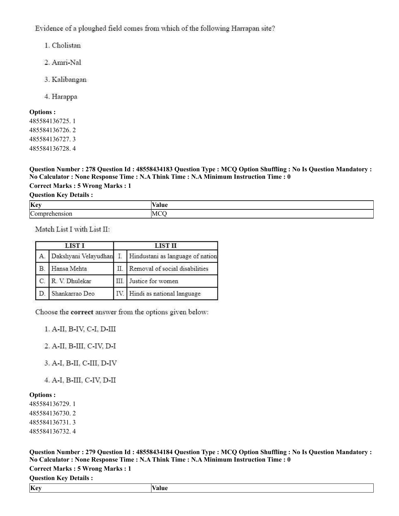 CUET 2023 English Punjabi Shift 3 Question Paper - 18 June 2023 - Page 242