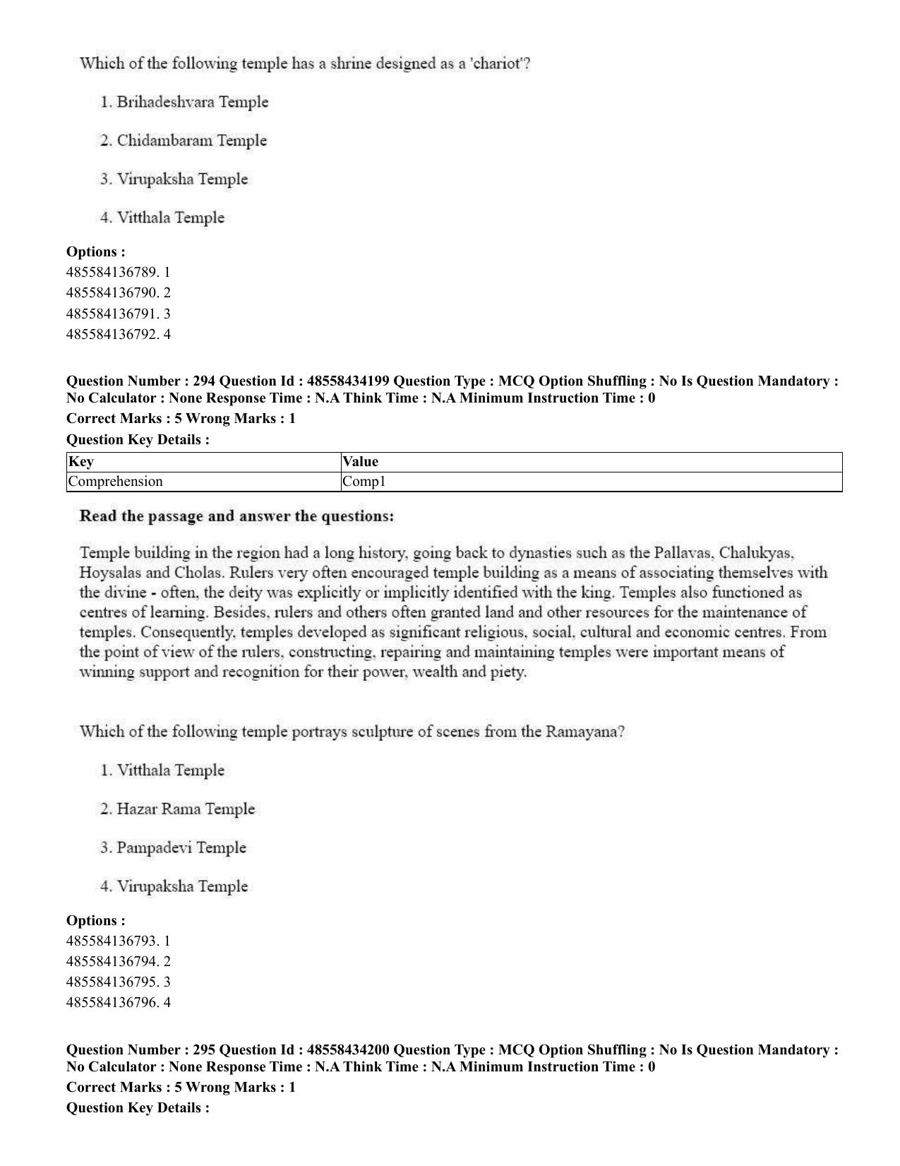 CUET 2023 English Punjabi Shift 3 Question Paper - 18 June 2023 - Page 252