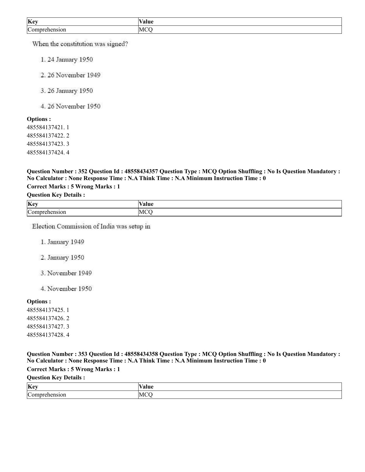 CUET 2023 English Punjabi Shift 3 Question Paper - 18 June 2023 - Page 317