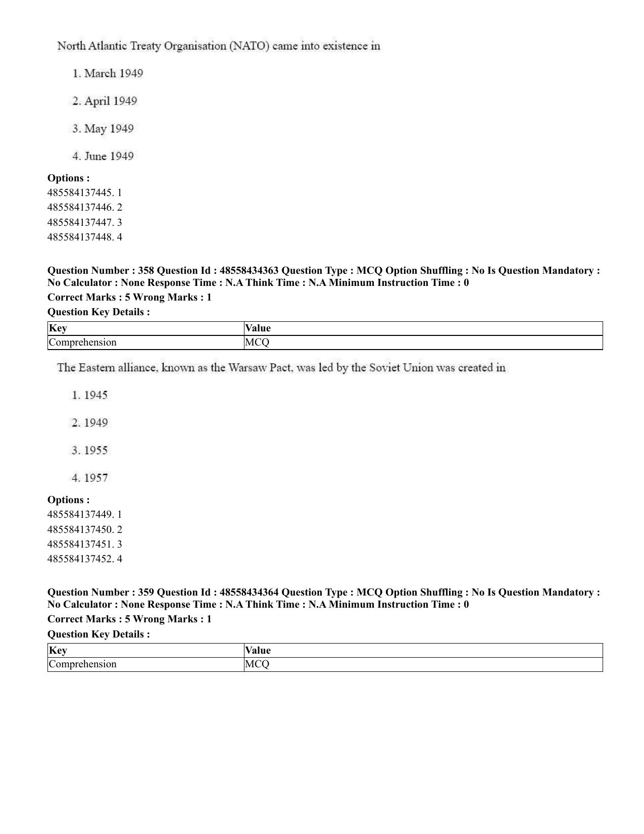 CUET 2023 English Punjabi Shift 3 Question Paper - 18 June 2023 - Page 320