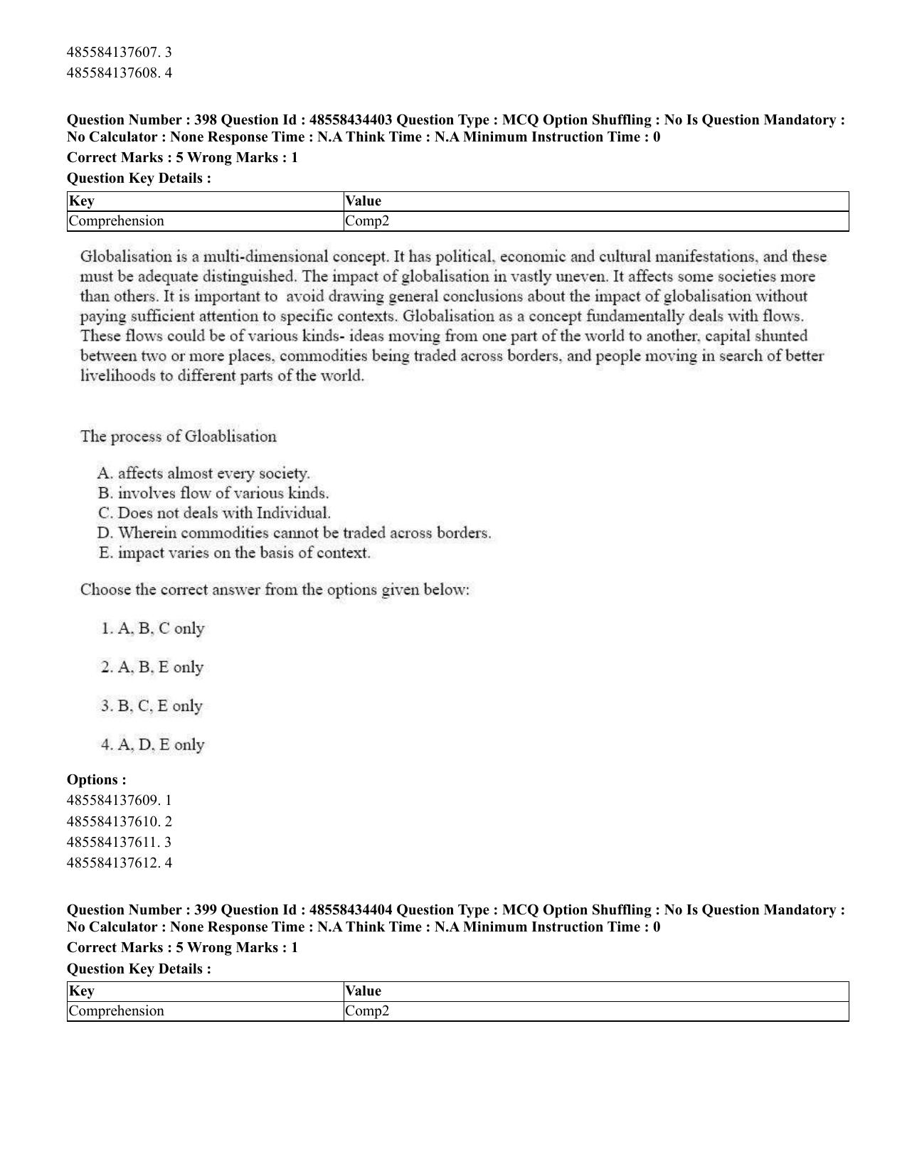 CUET 2023 English Punjabi Shift 3 Question Paper - 18 June 2023 - Page 342