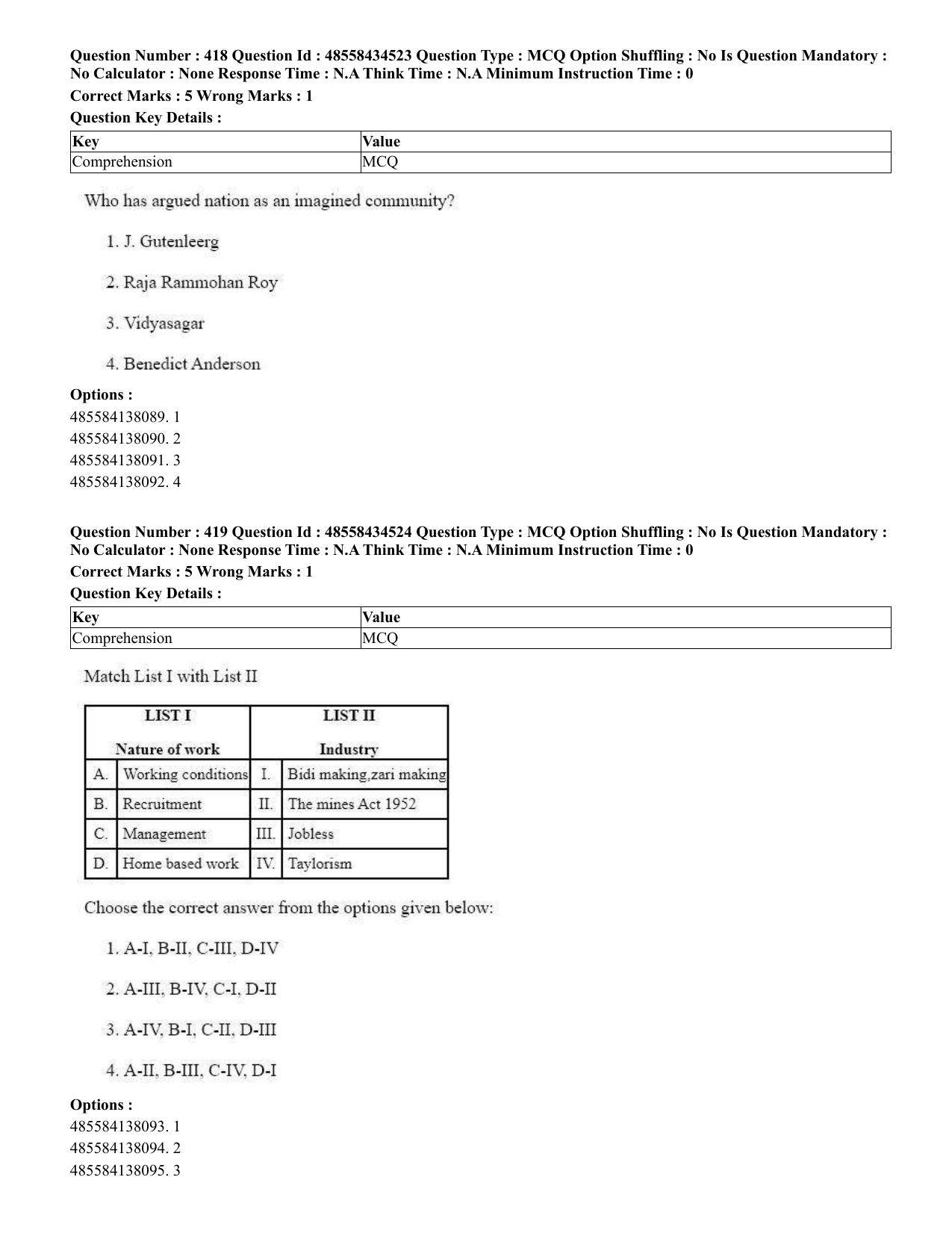 CUET 2023 English Punjabi Shift 3 Question Paper - 18 June 2023 - Page 355