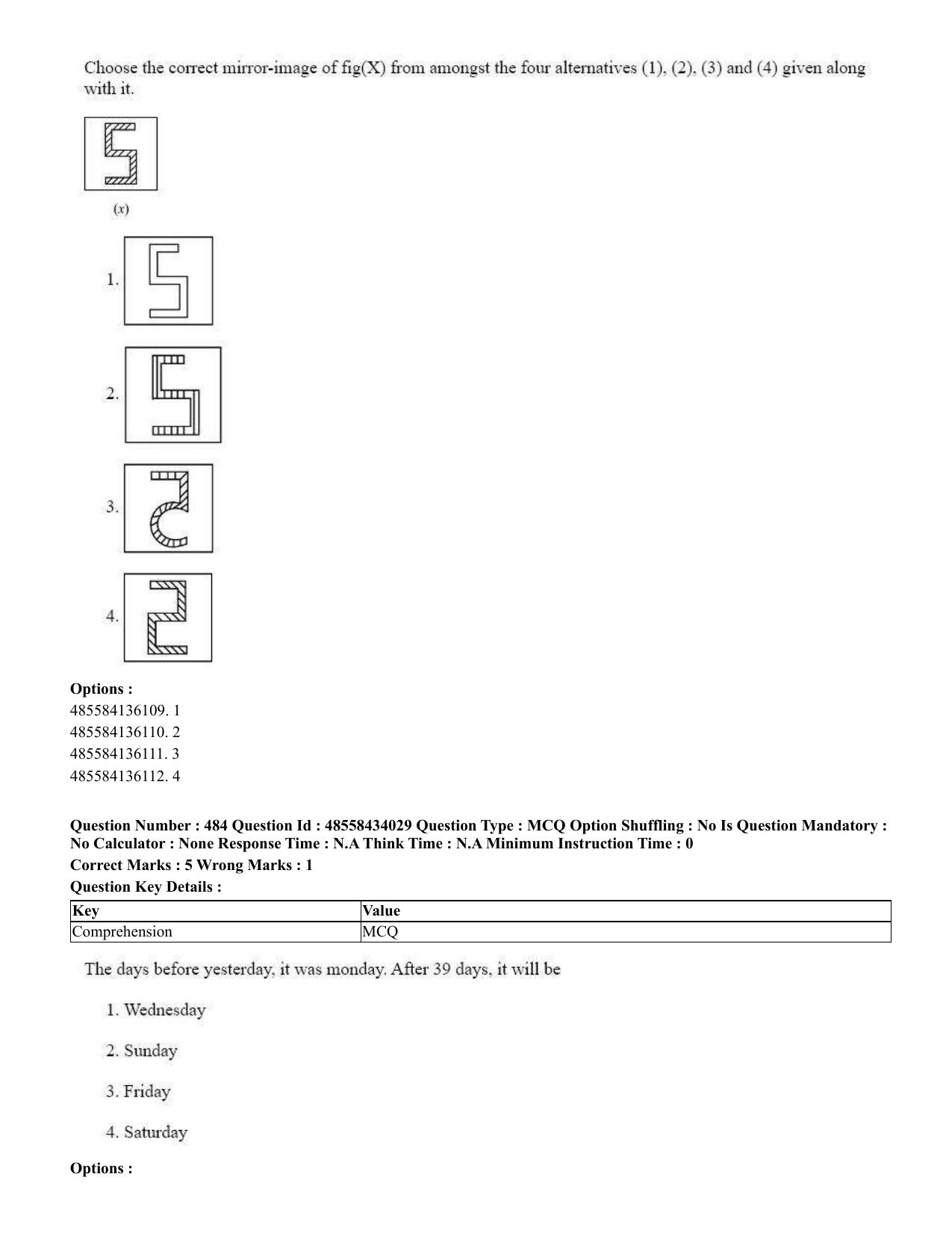 CUET 2023 English Punjabi Shift 3 Question Paper - 18 June 2023 - Page 391