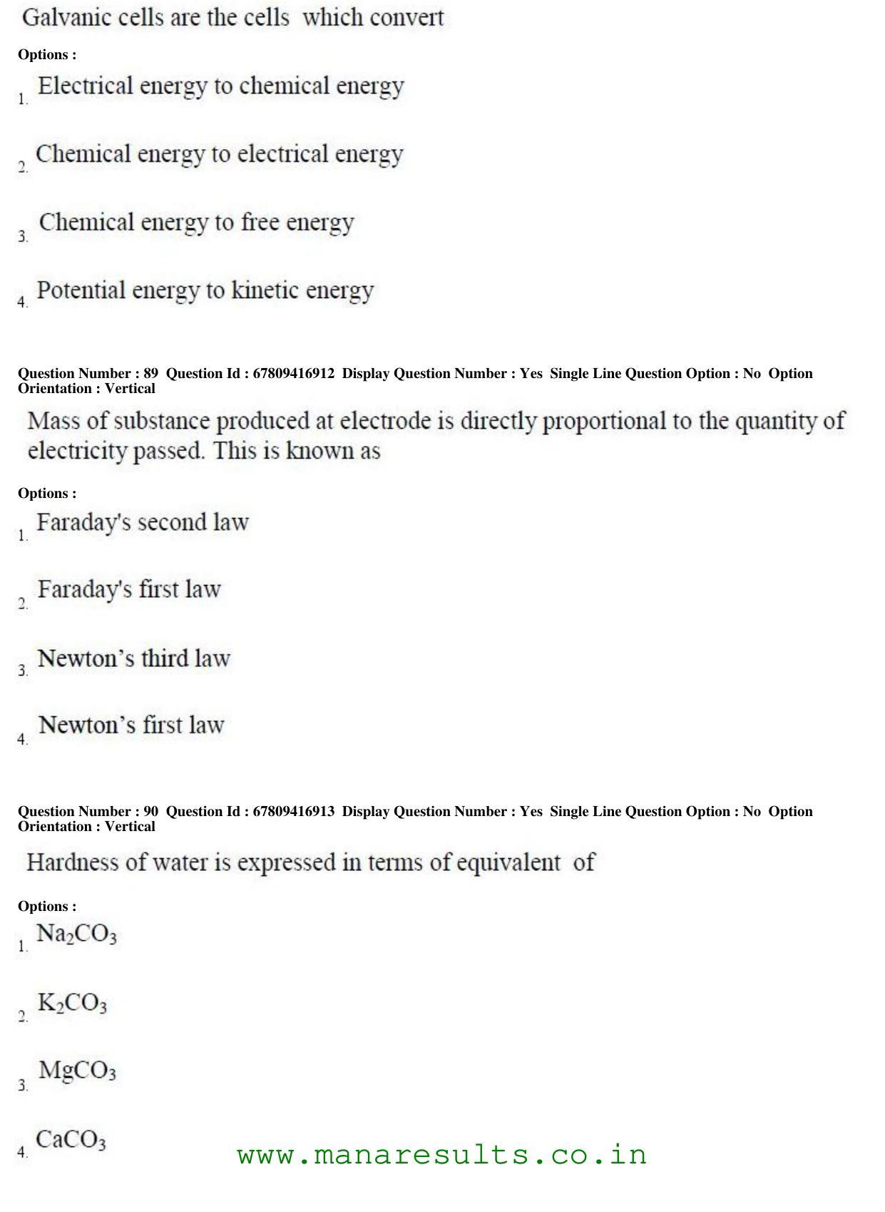AP ECET 2018 - Ceramic Engineering Old Previous Question Papers - Page 33