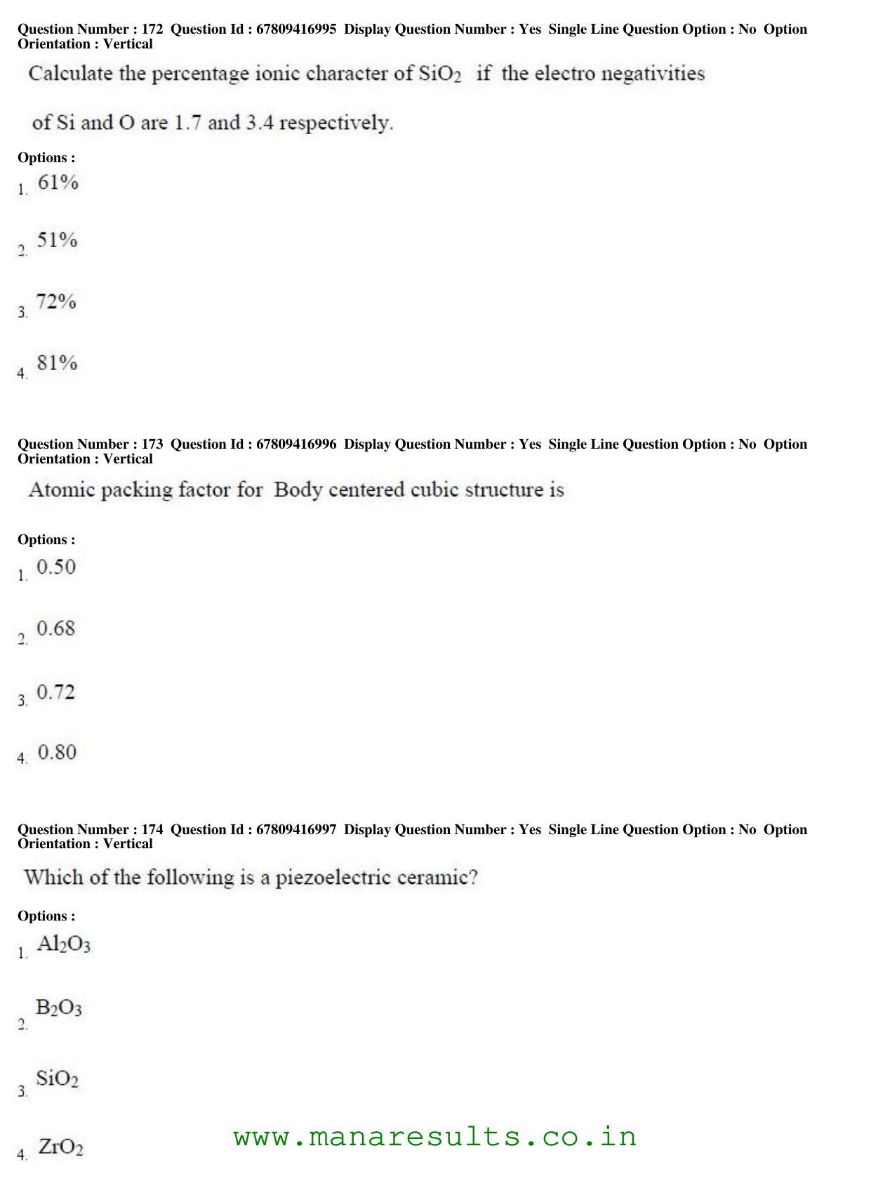 AP ECET 2018 - Ceramic Engineering Old Previous Question Papers - Page 53