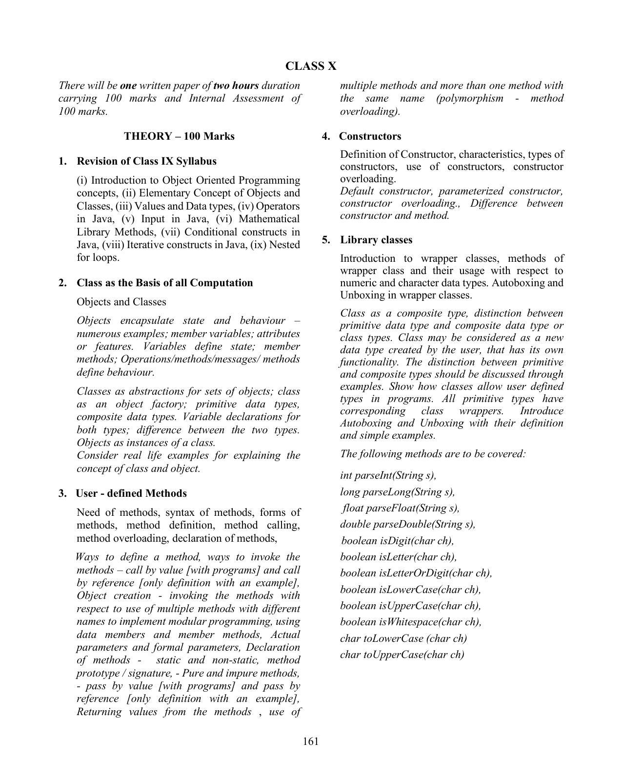 ICSE Computer Applications Syllabus 2026 - Page 5