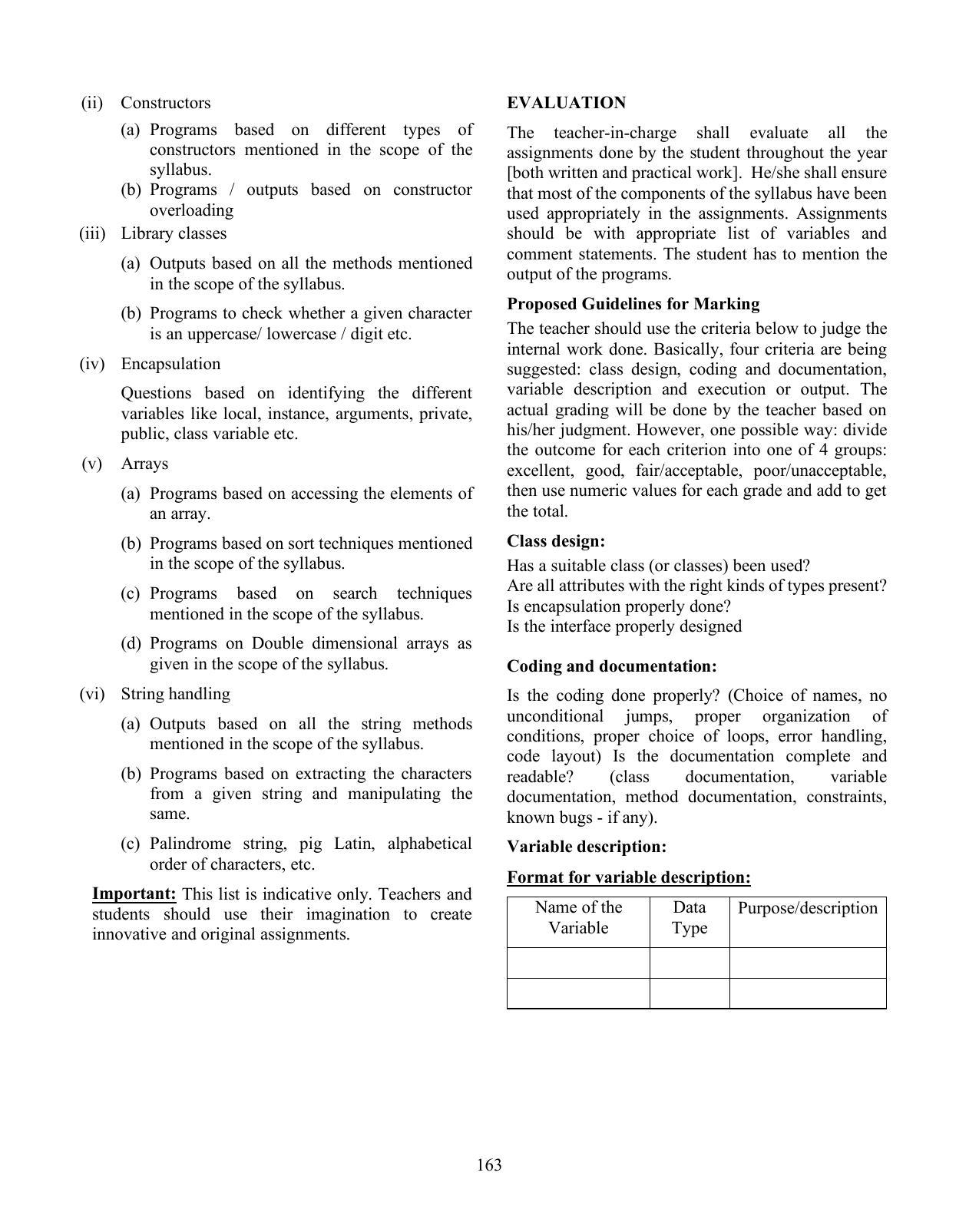 ICSE Computer Applications Syllabus 2026 - Page 7