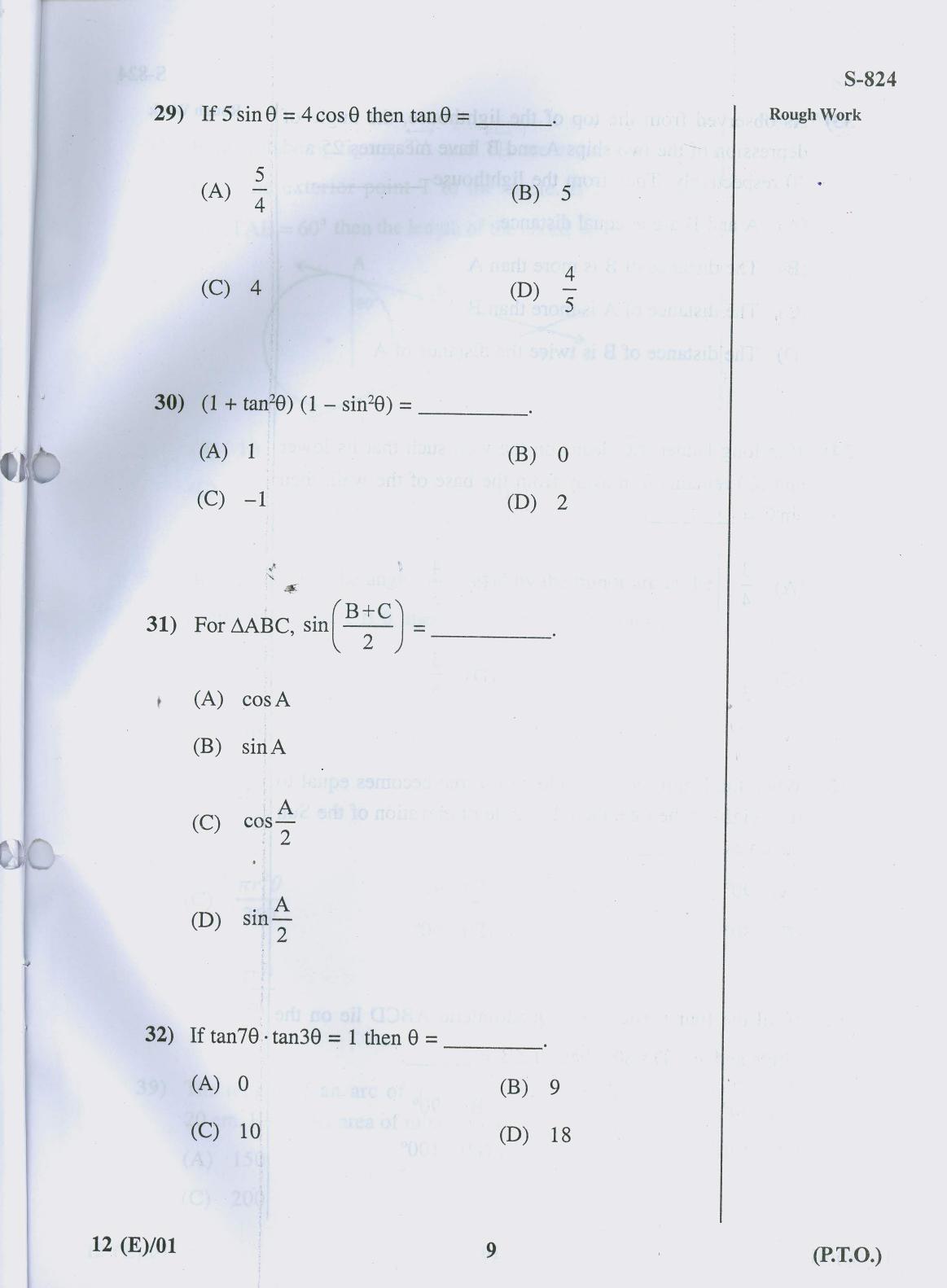 Gujarat Board Class 10th 12 ENGLISH 2019 Question Paper - Page 9