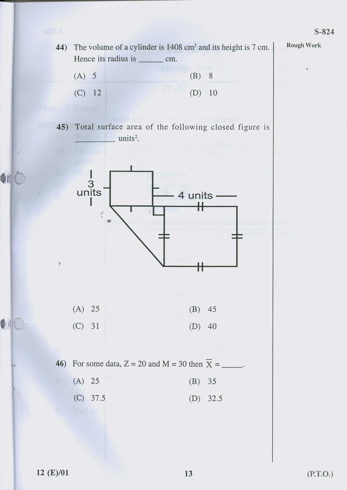 Gujarat Board Class 10th 12 ENGLISH 2019 Question Paper - Page 13