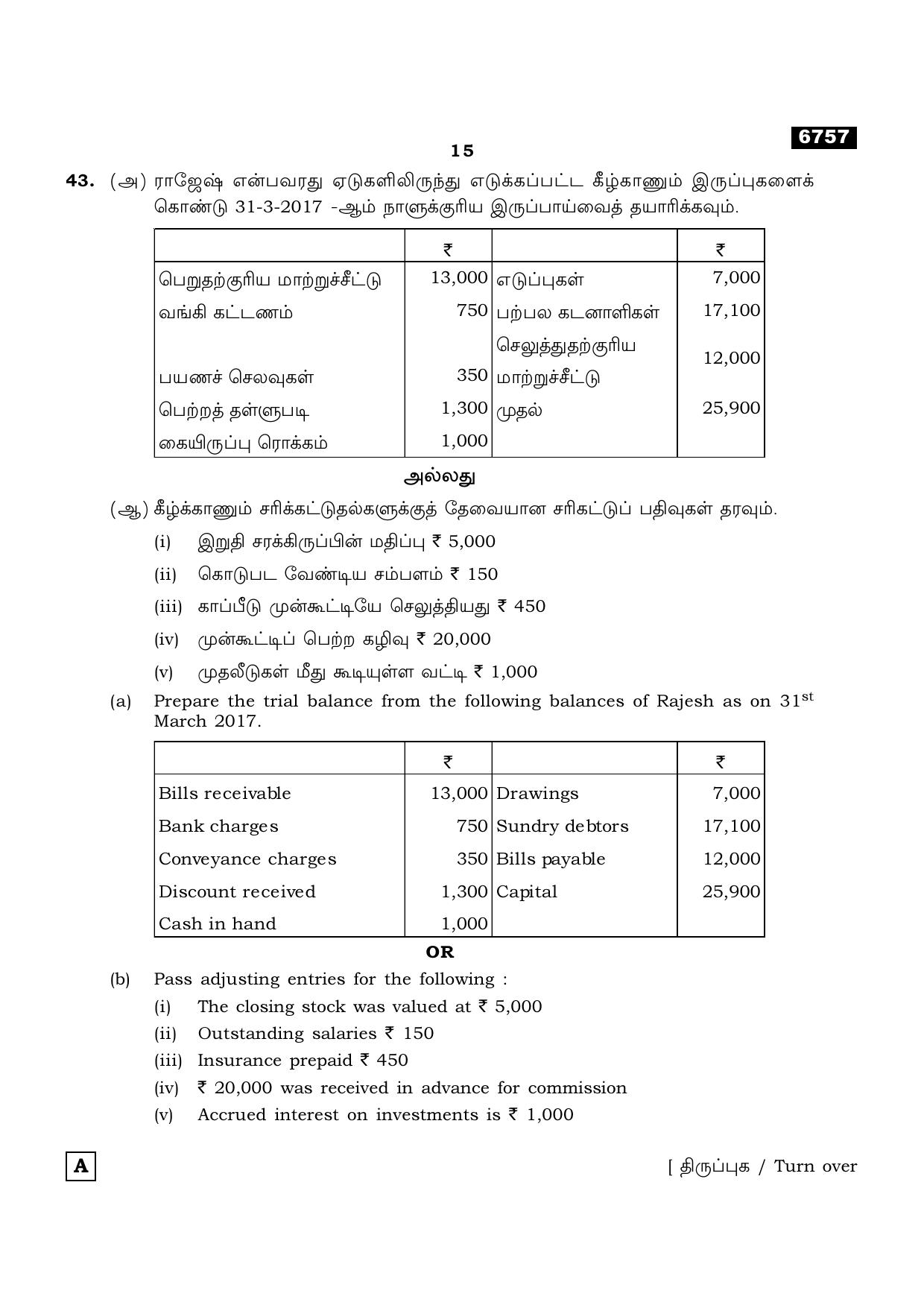 TN Class 11 2023 Question Papers (All Subjects) - Page 135