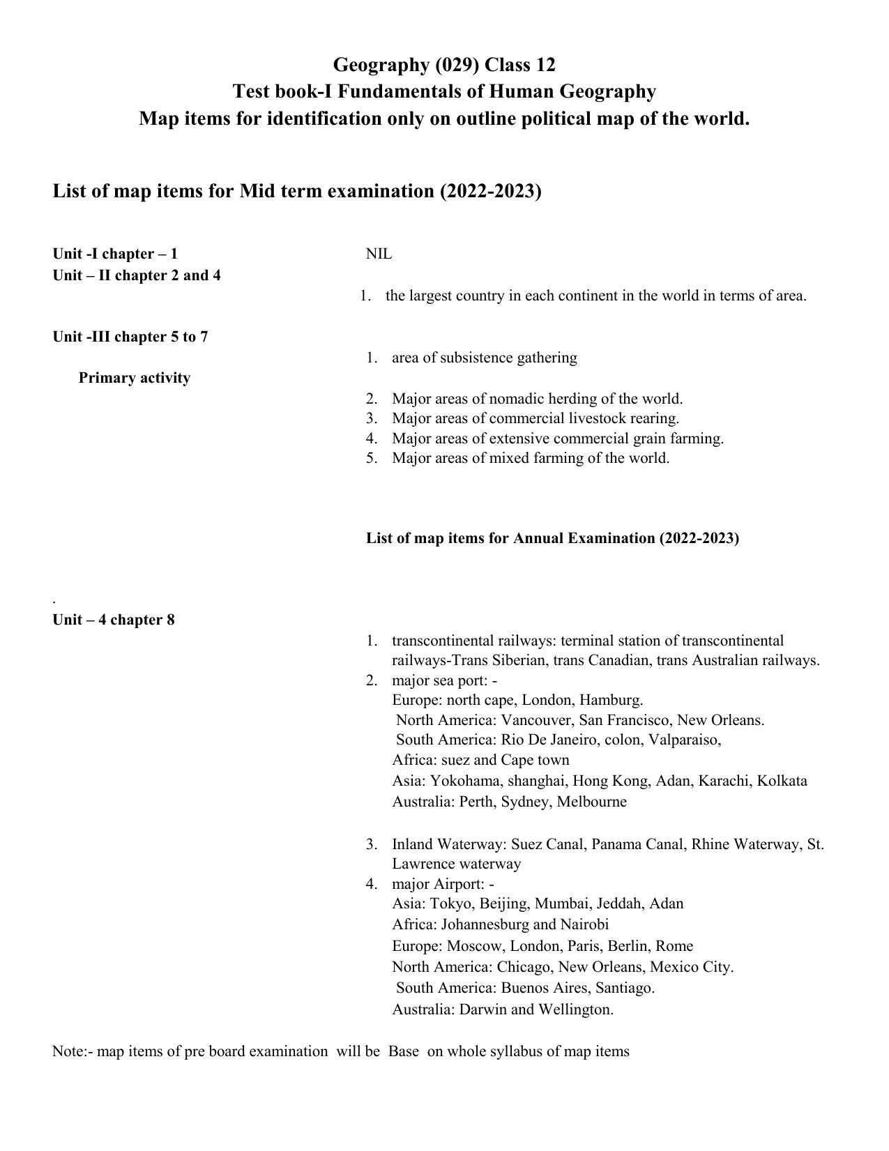 Edudel Class 12 Geography Syllabus - Page 4