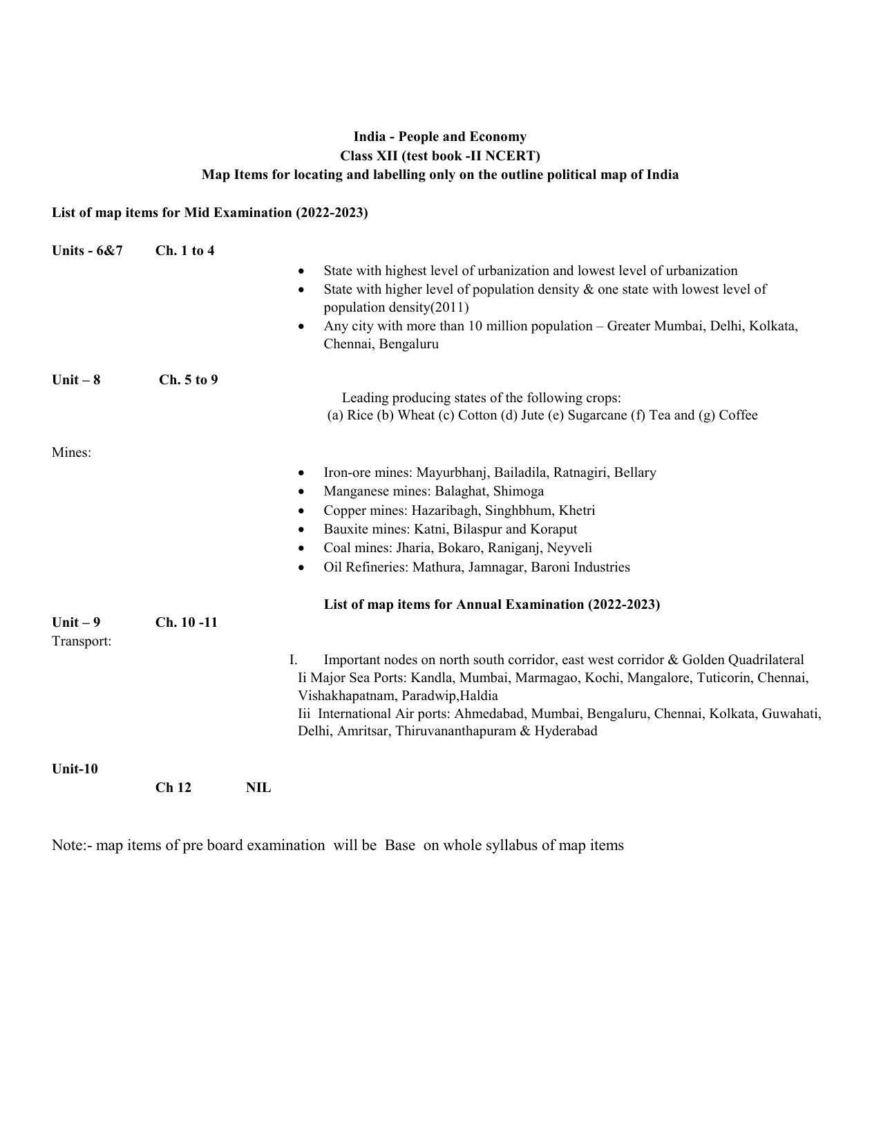 Edudel Class 12 Geography Syllabus - Page 5