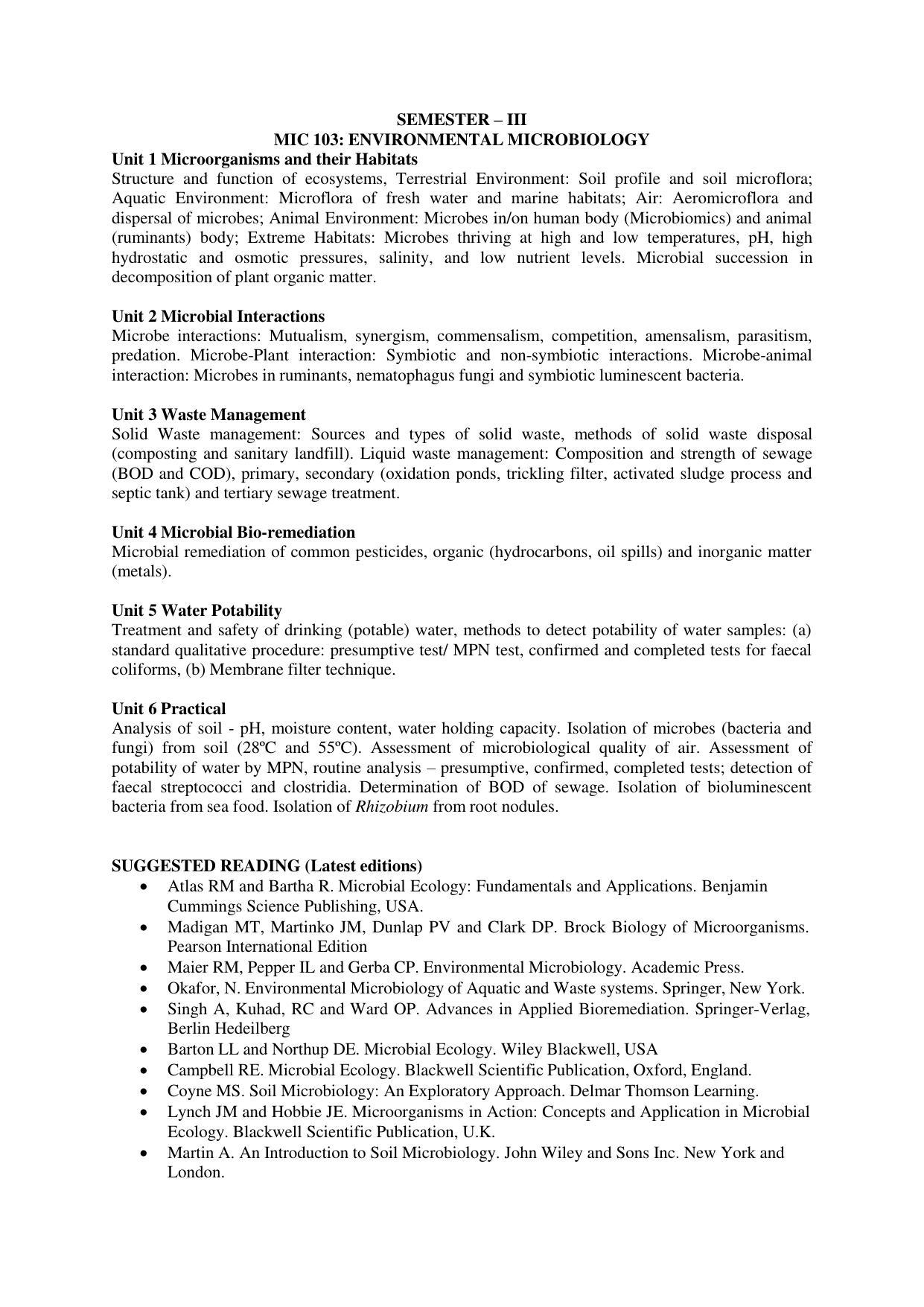 GU ART CDT Microbiology Syllabus - Page 10