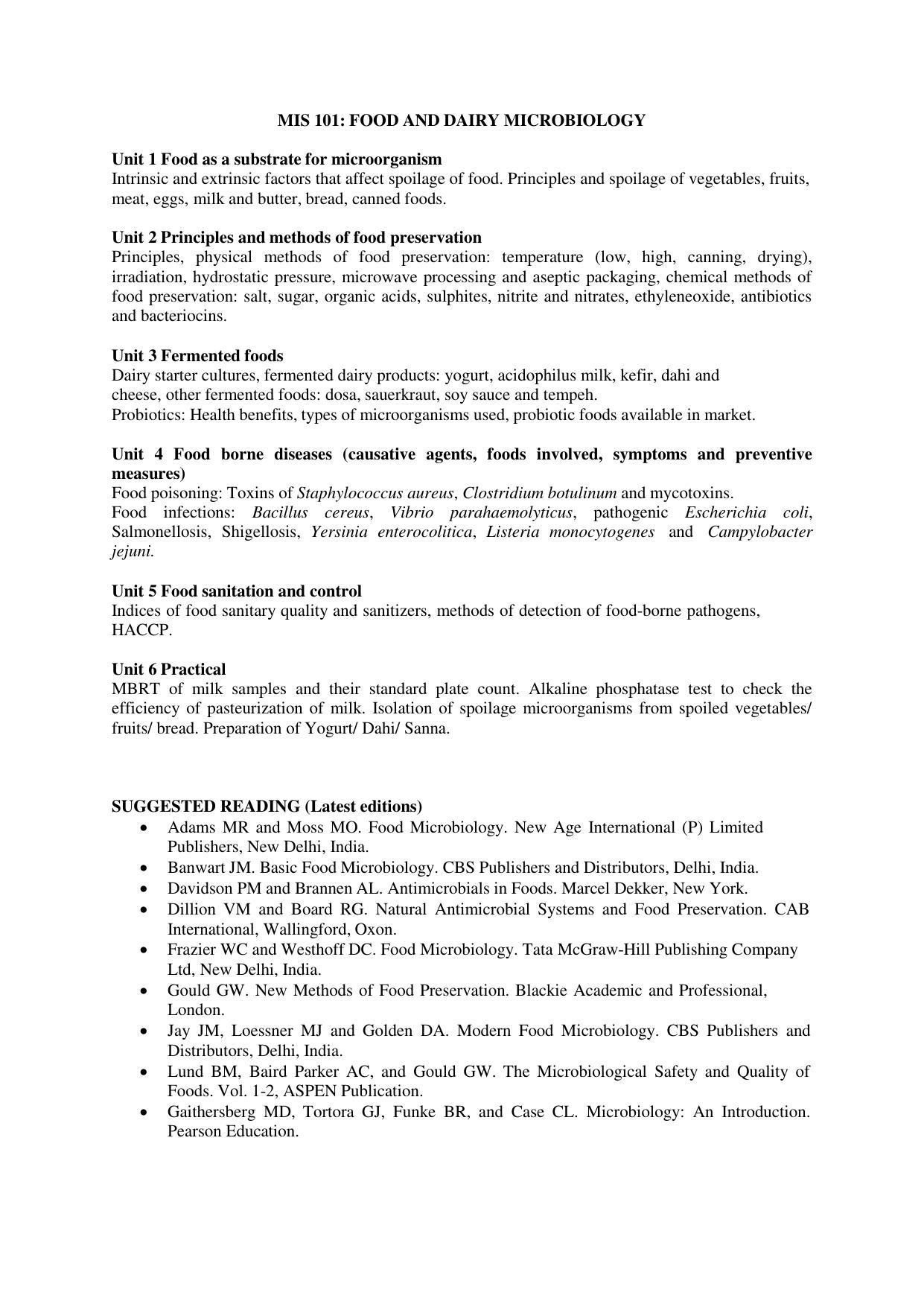 GU ART CDT Microbiology Syllabus - Page 12