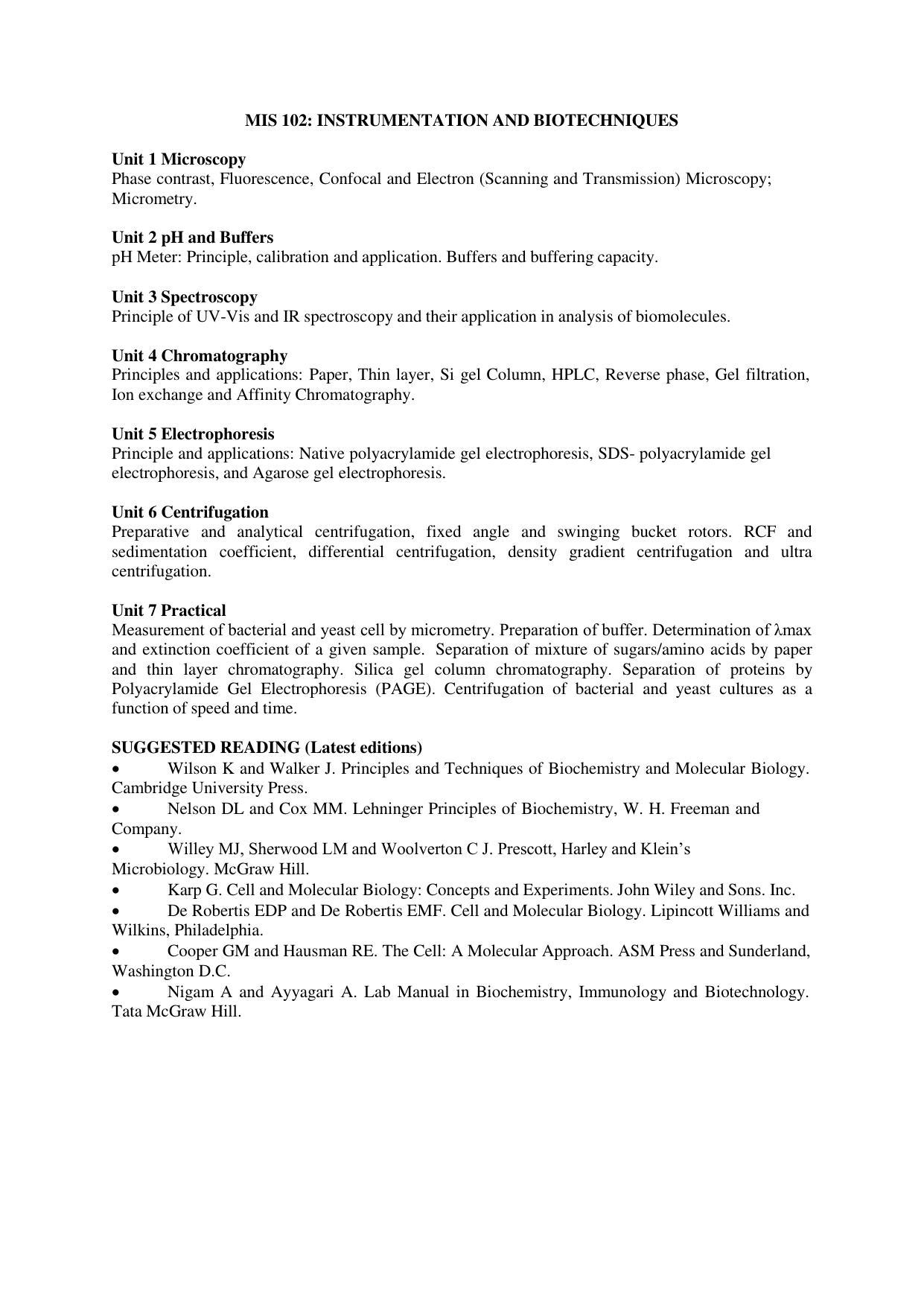 GU ART CDT Microbiology Syllabus - Page 14
