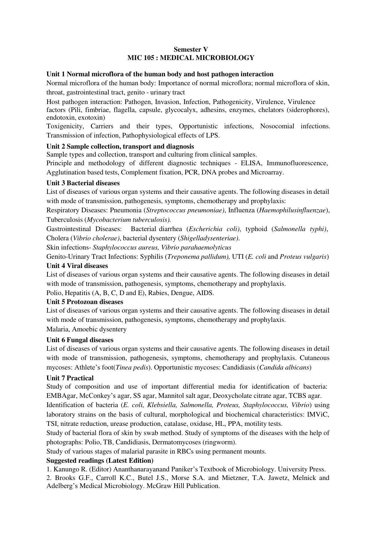 GU ART CDT Microbiology Syllabus - Page 15