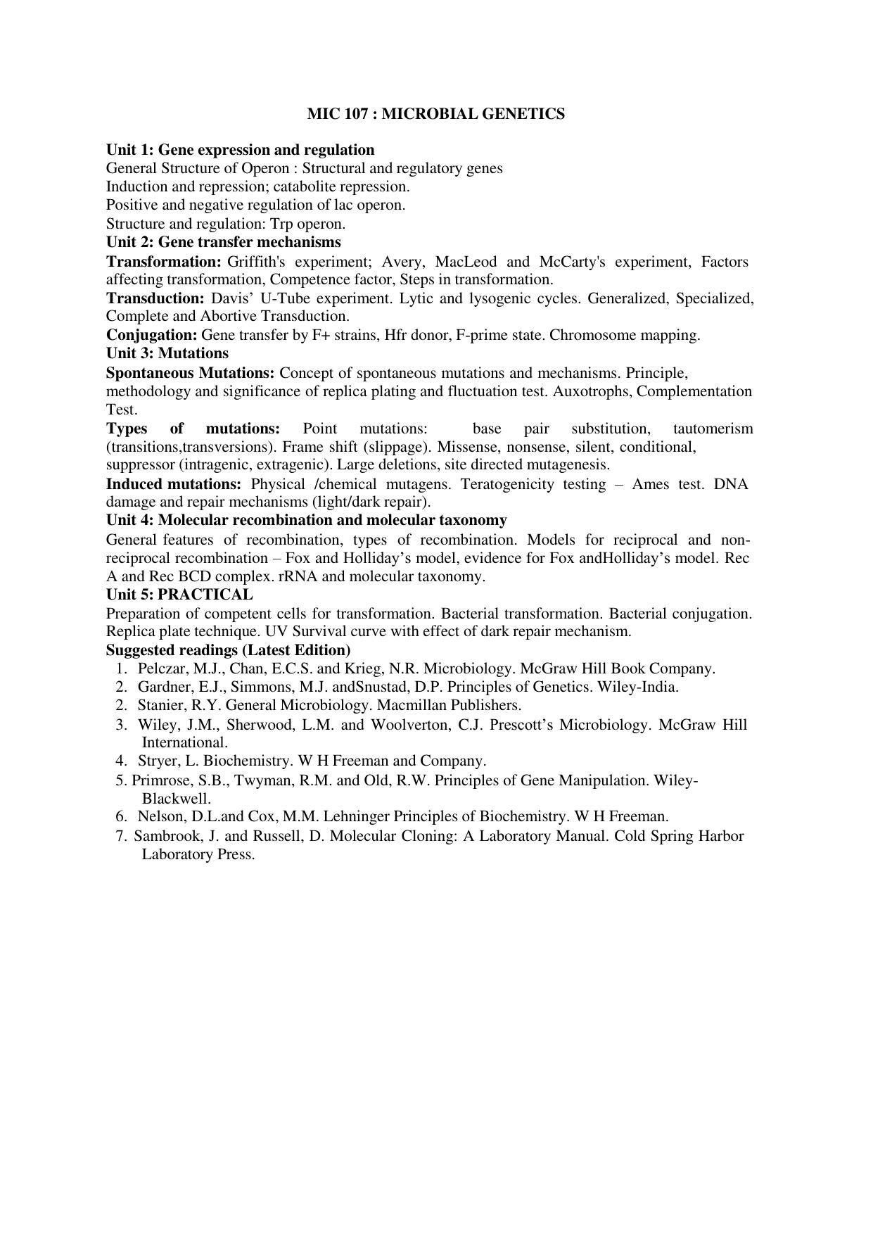GU ART CDT Microbiology Syllabus - Page 18