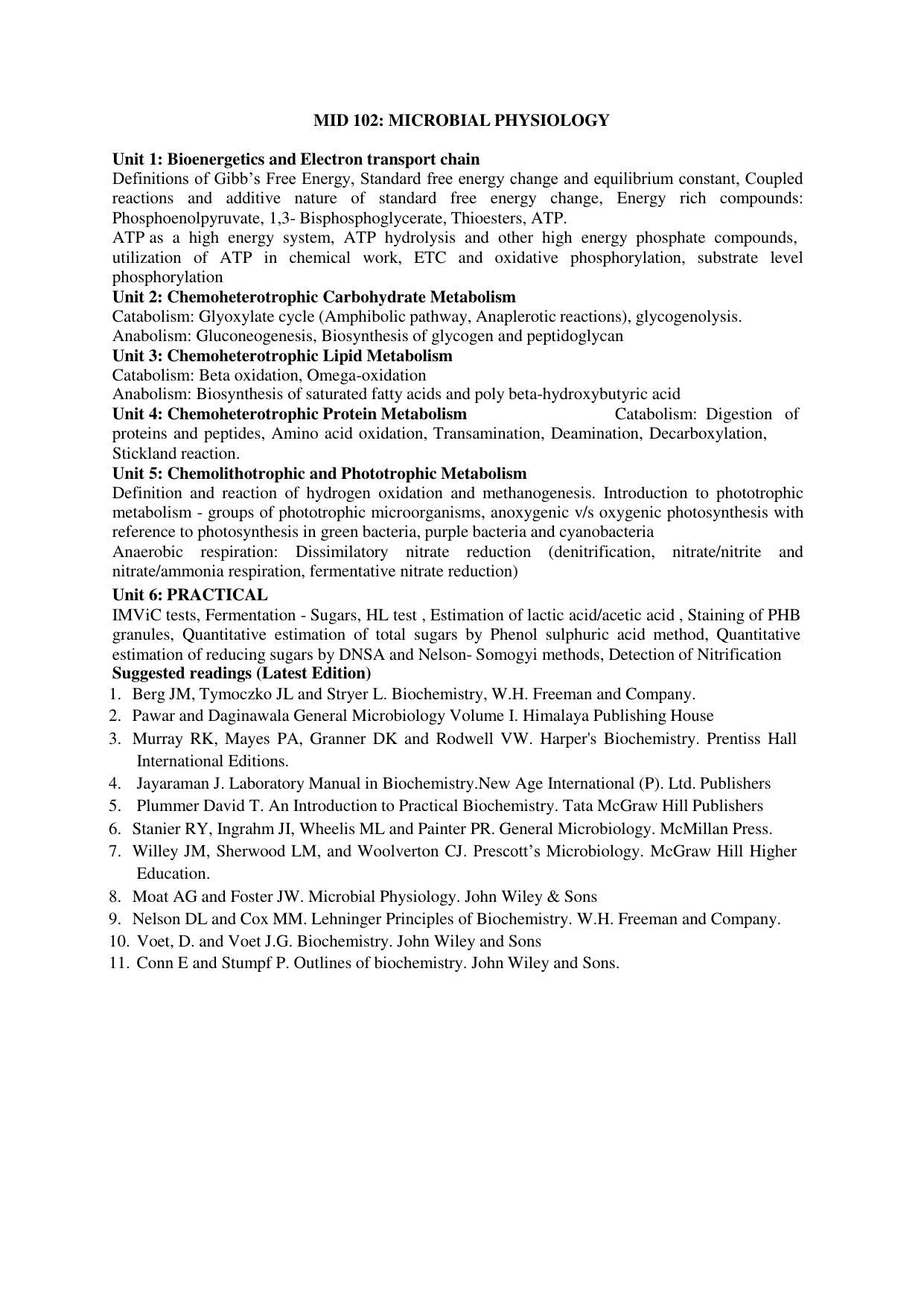 GU ART CDT Microbiology Syllabus - Page 21