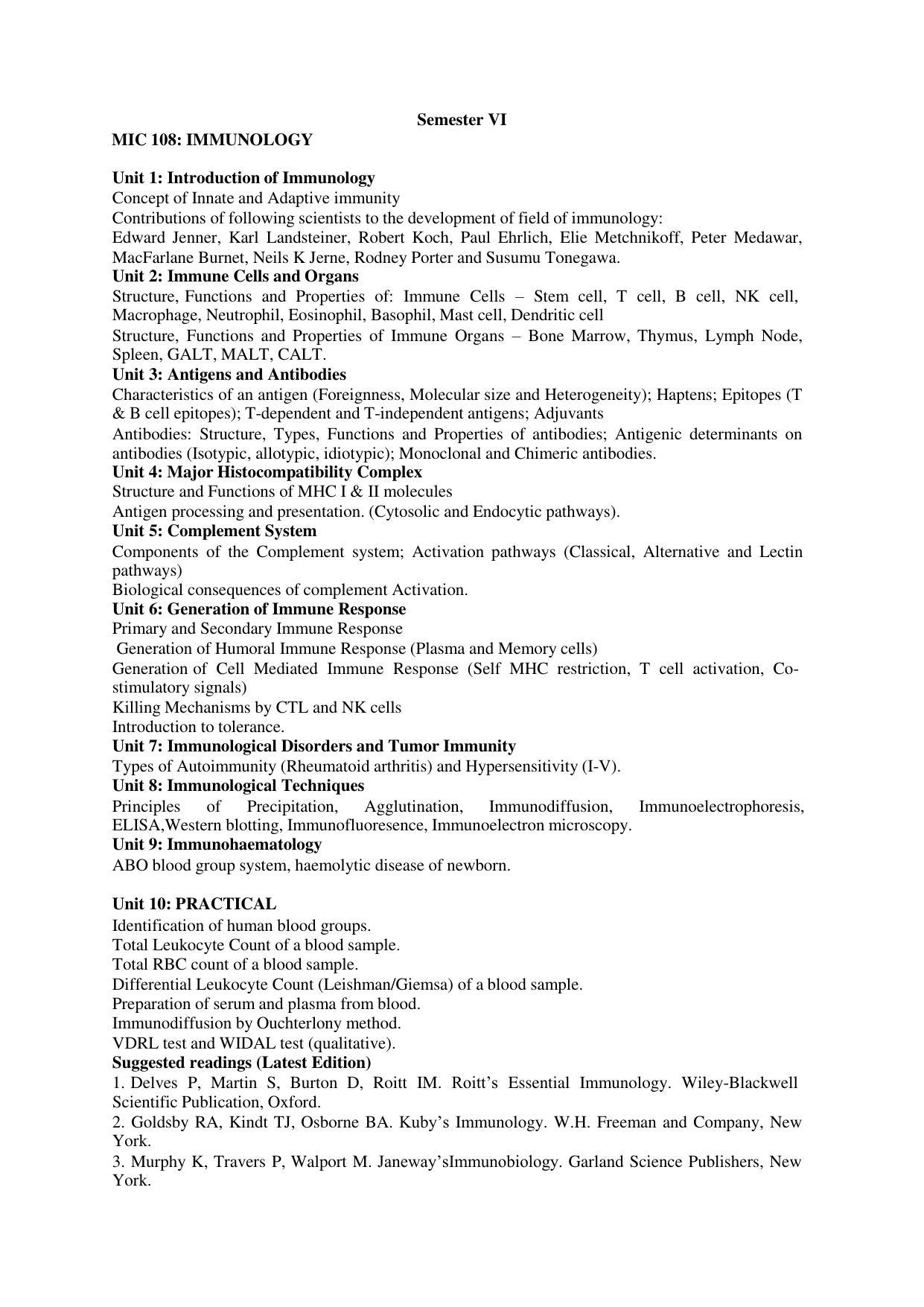 GU ART CDT Microbiology Syllabus - Page 23