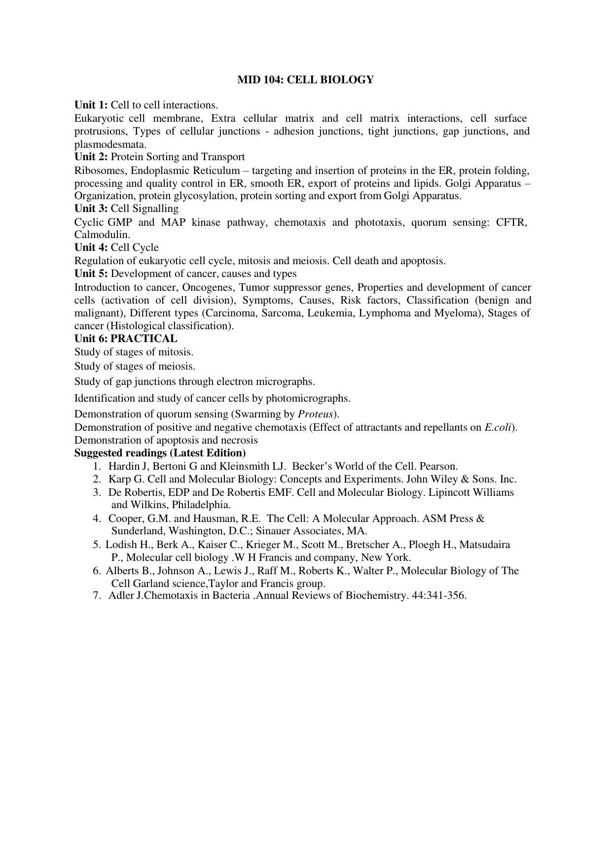 GU ART CDT Microbiology Syllabus - Page 28