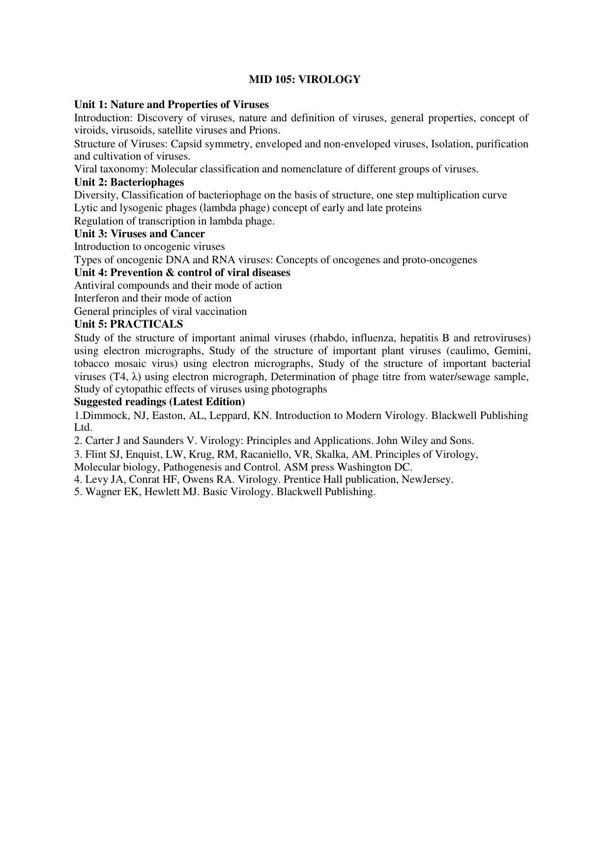 GU ART CDT Microbiology Syllabus - Page 29
