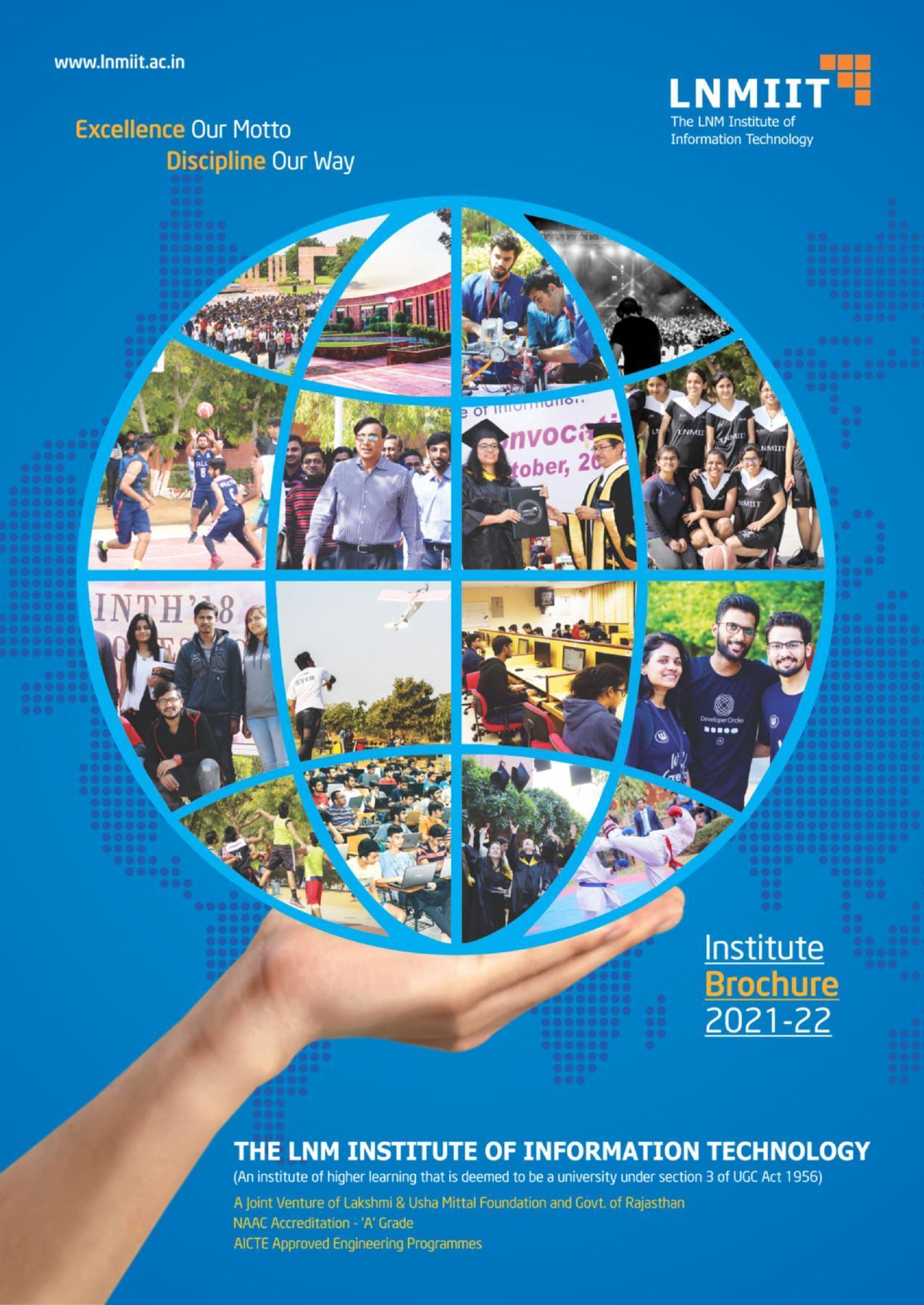 LNM Institute of Information Technology, Jaipur Brochure 2021-22 - Page 1