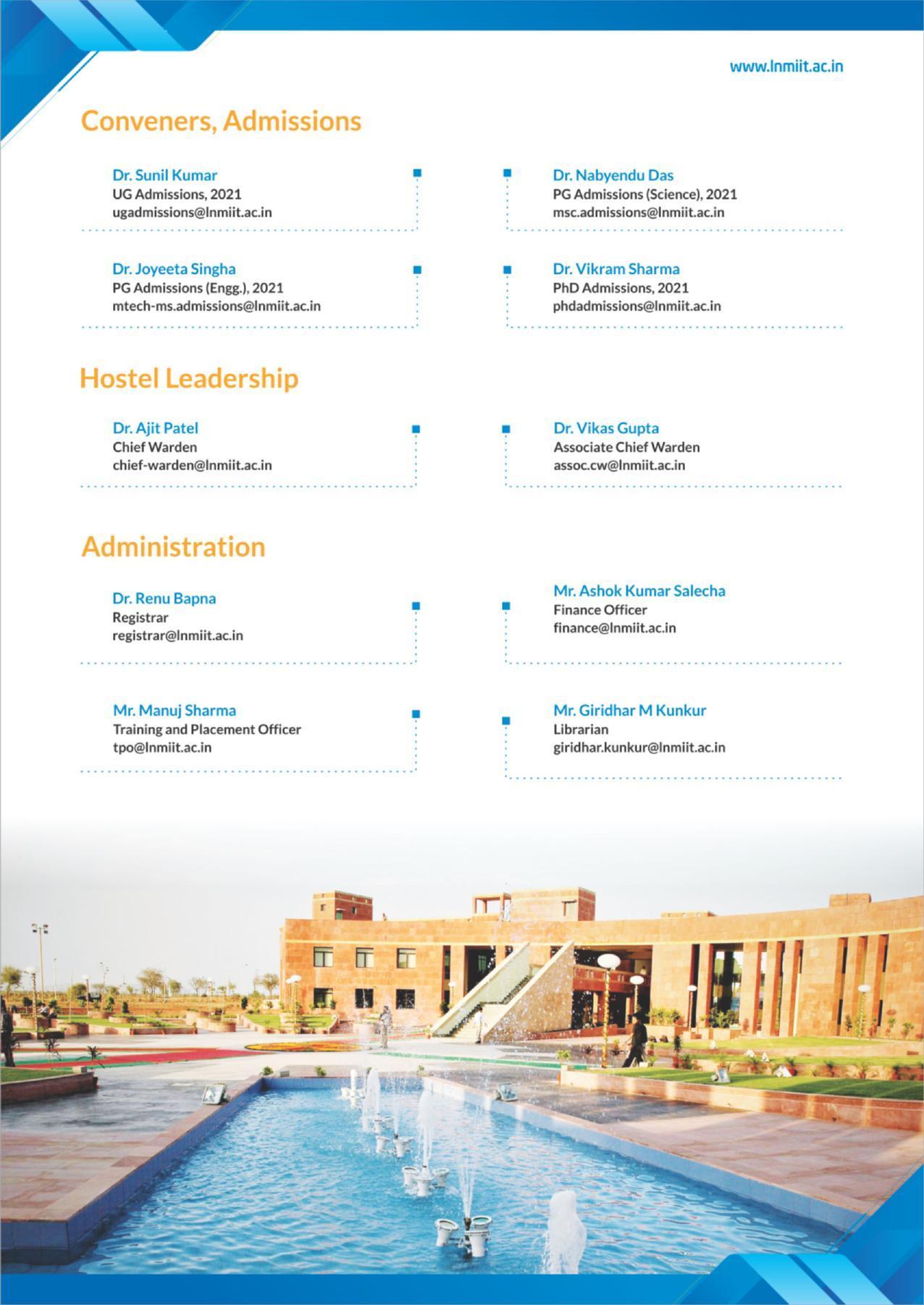 LNM Institute of Information Technology, Jaipur Brochure 2021-22 - Page 10