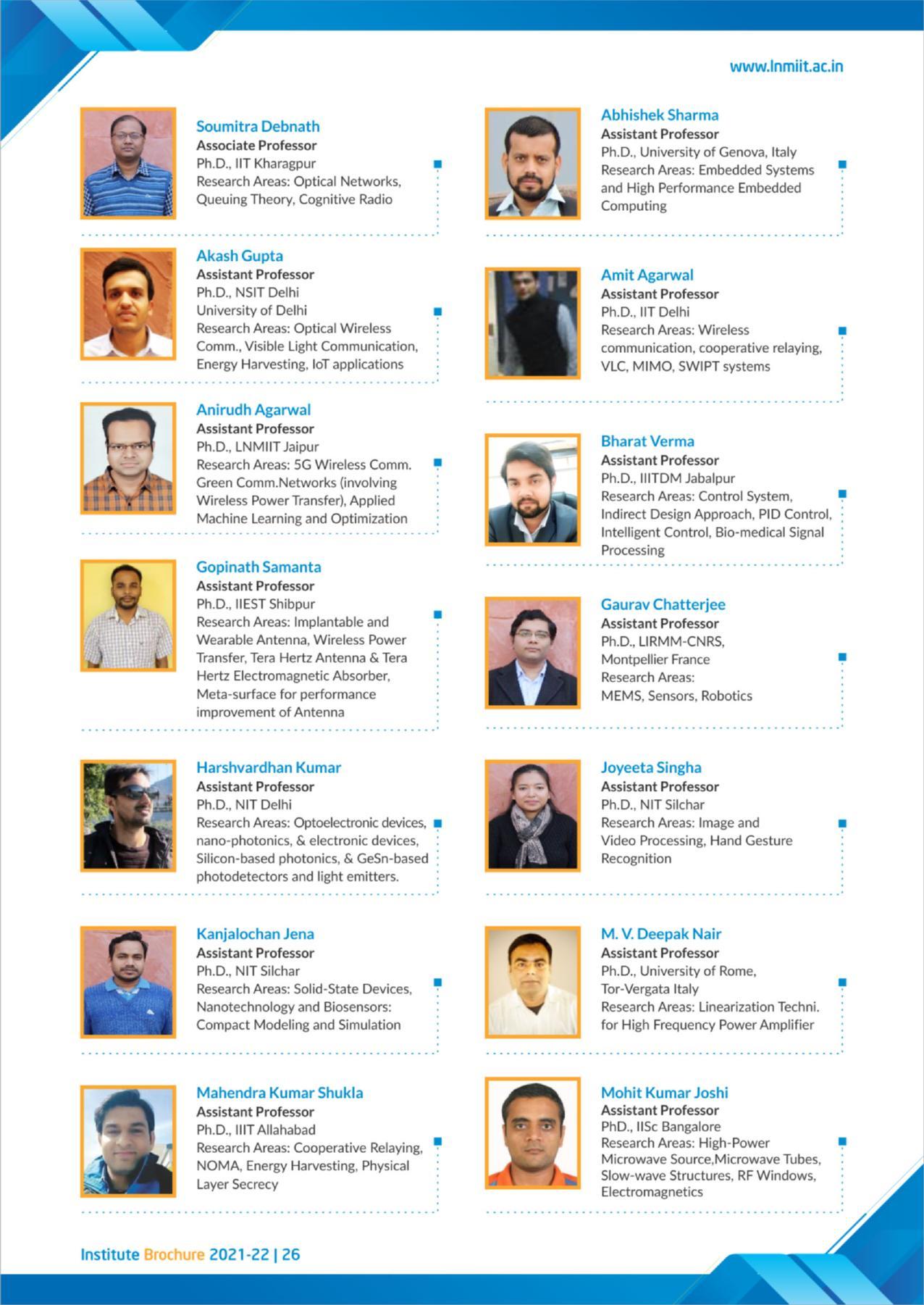 LNM Institute of Information Technology, Jaipur Brochure 2021-22 - Page 28