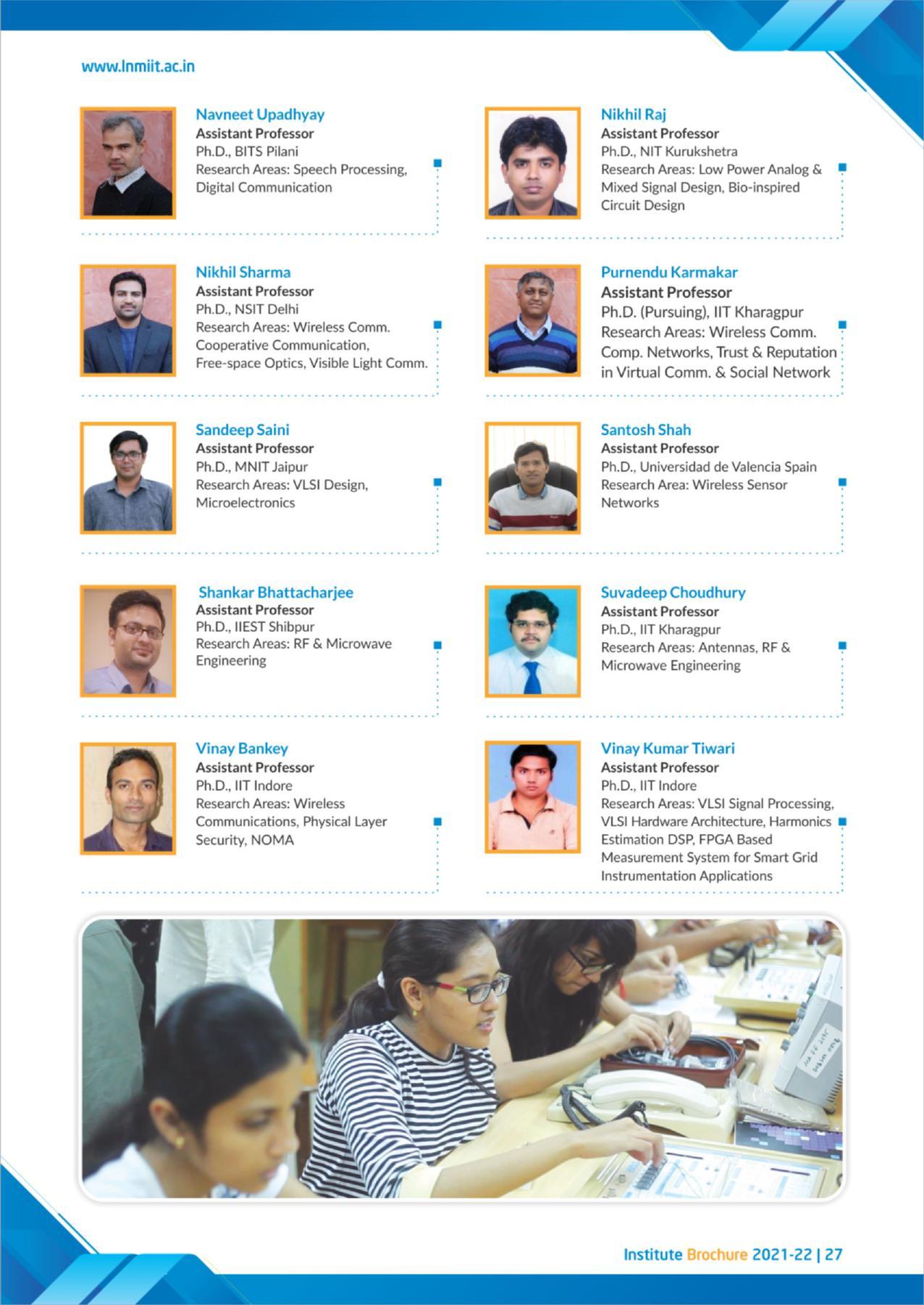 LNM Institute of Information Technology, Jaipur Brochure 2021-22 - Page 29