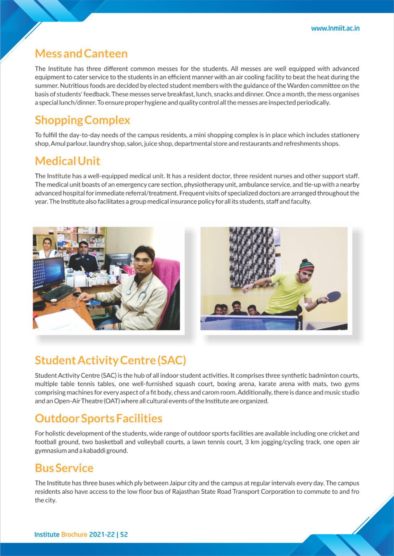 LNM Institute of Information Technology, Jaipur Brochure 2021-22 - Page 54