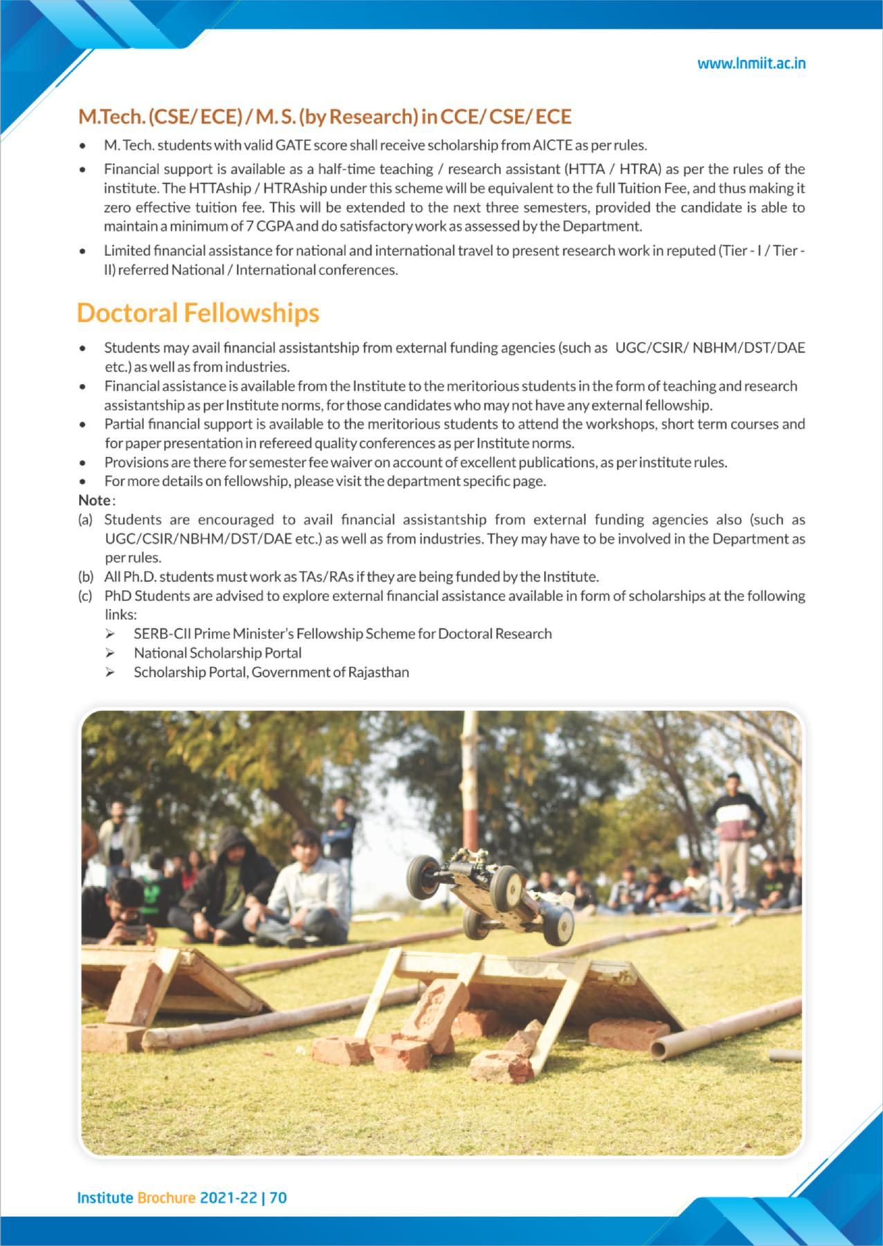 LNM Institute of Information Technology, Jaipur Brochure 2021-22 - Page 72