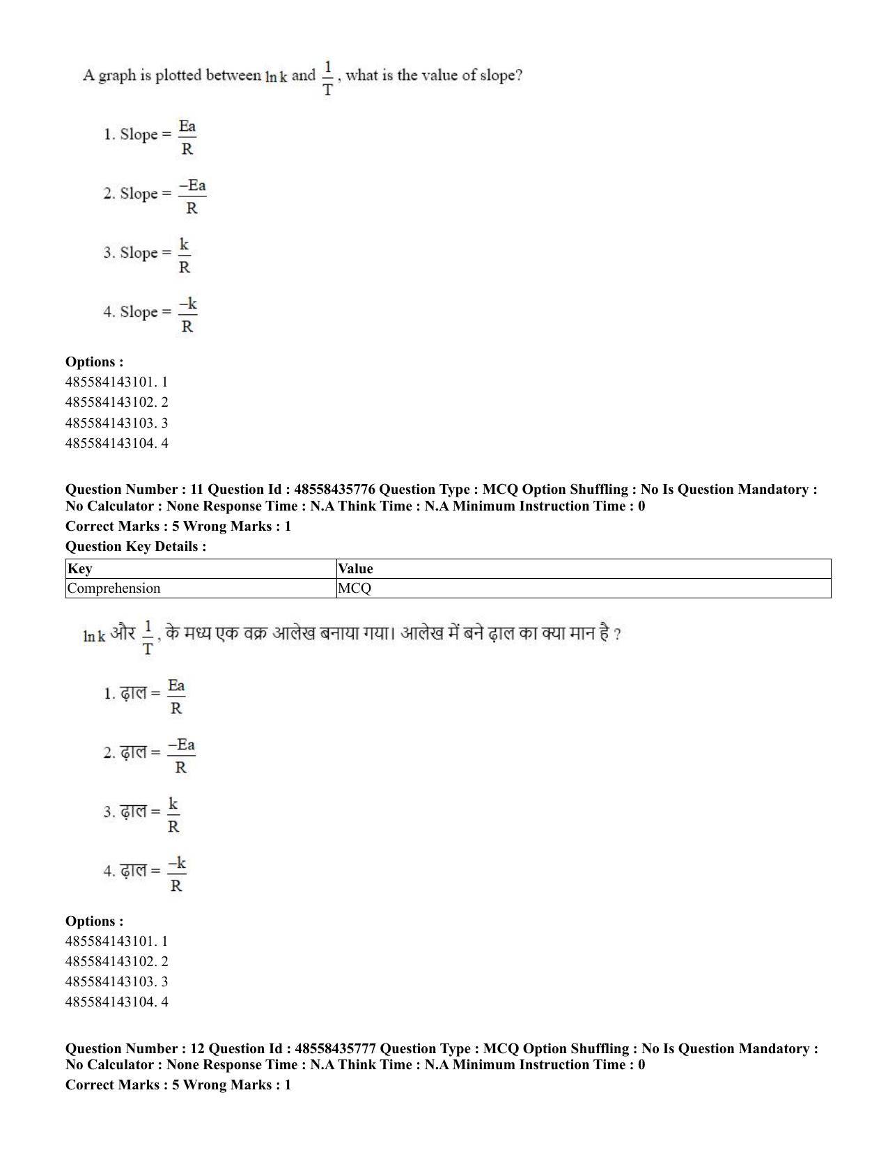 CUET 2023 Domestic Shift 3 Question Papers - 20 June 2023 - Page 12