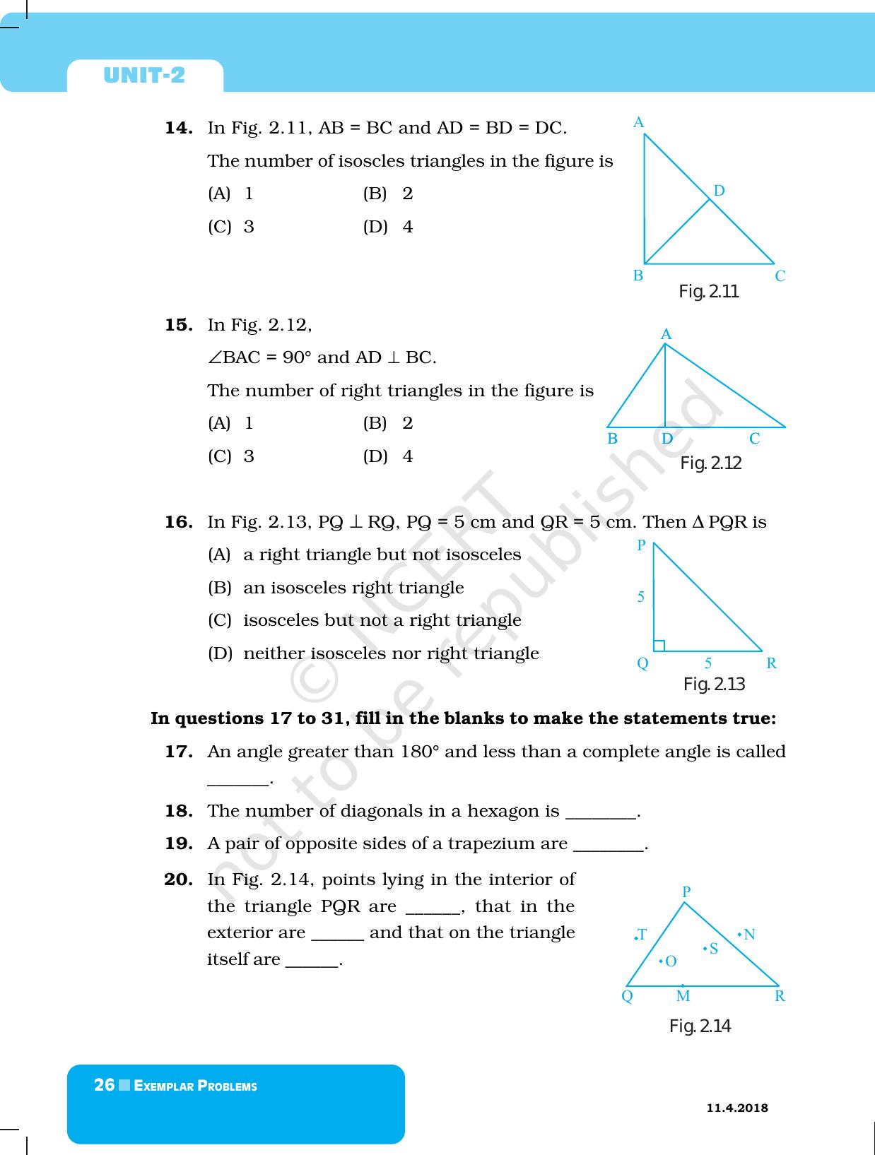 NCERT Exemplar Book for Class 6 Maths: Chapter 2-Geometry - Page 6
