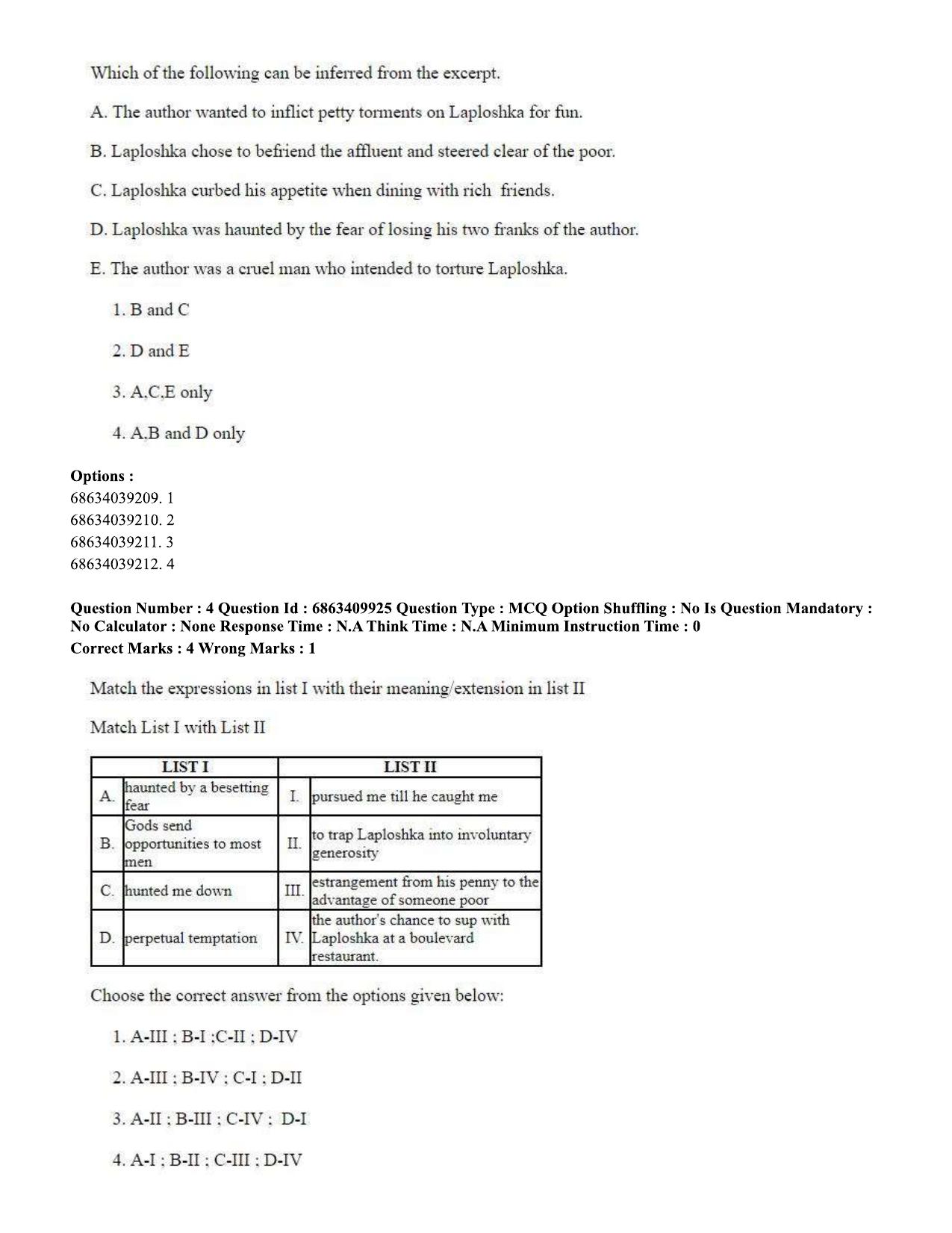 CUET PG 2023: LAQP17 – Kashmiri (Eng.)-Shift 1 (07-06-2023) Question Papers - Page 7