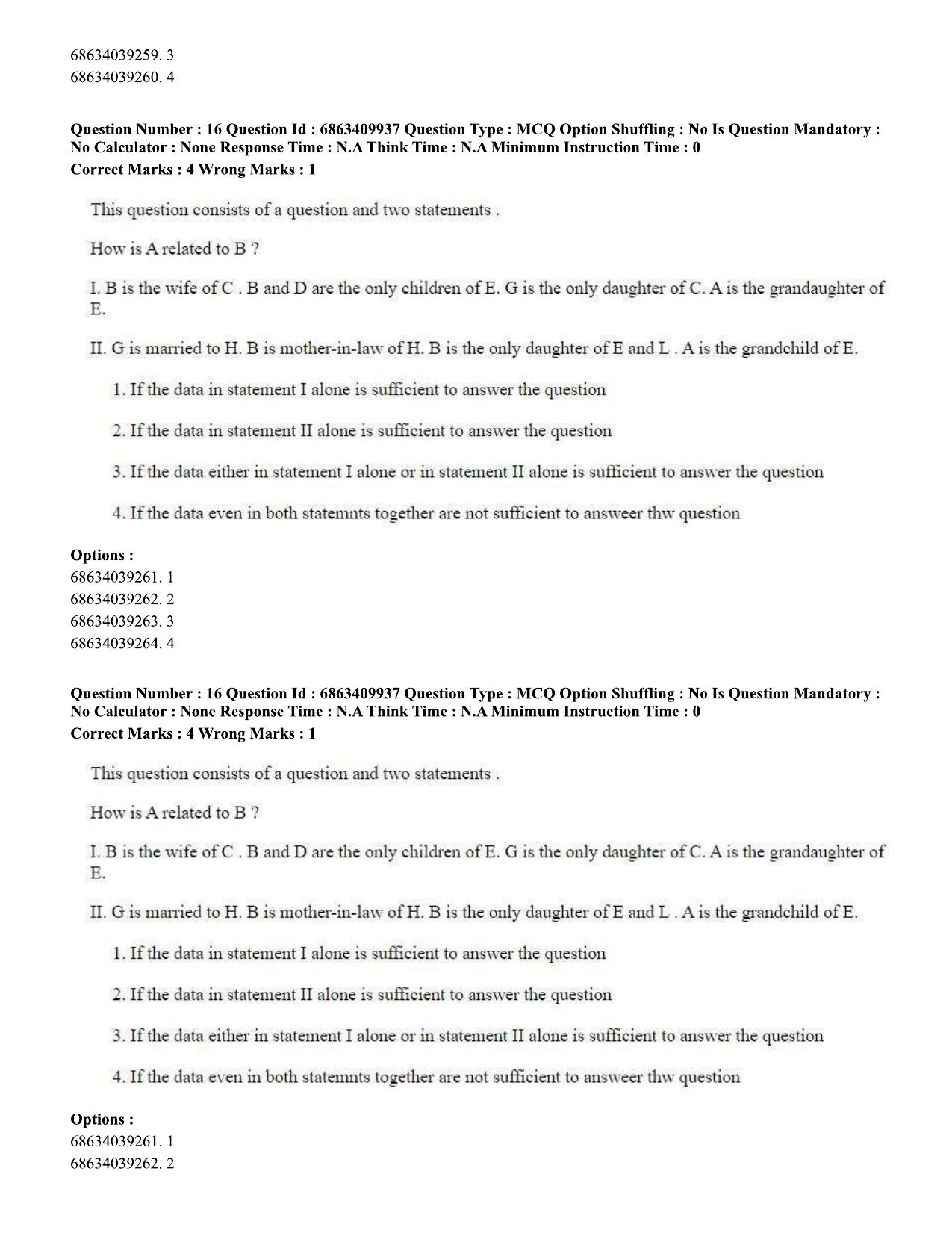 CUET PG 2023: LAQP17 – Kashmiri (Eng.)-Shift 1 (07-06-2023) Question Papers - Page 26