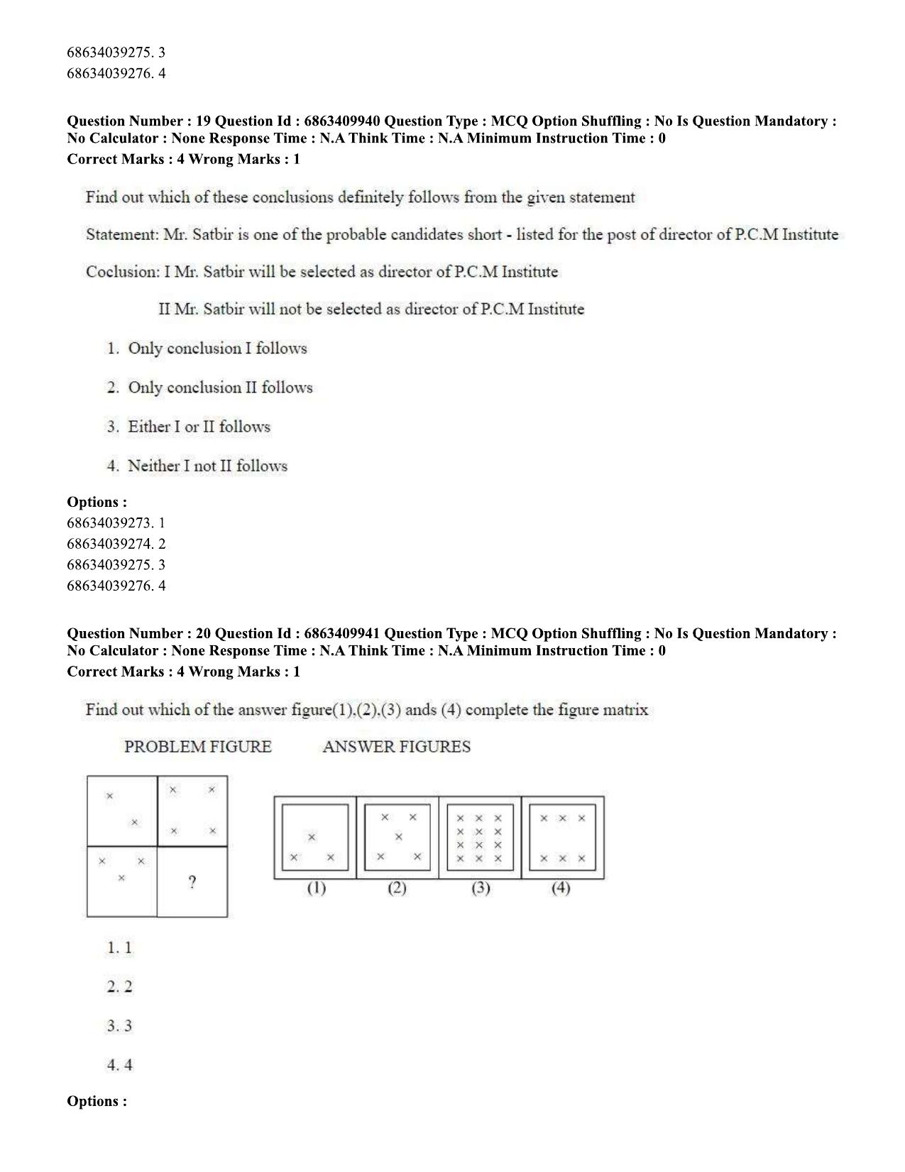 CUET PG 2023: LAQP17 – Kashmiri (Eng.)-Shift 1 (07-06-2023) Question Papers - Page 31