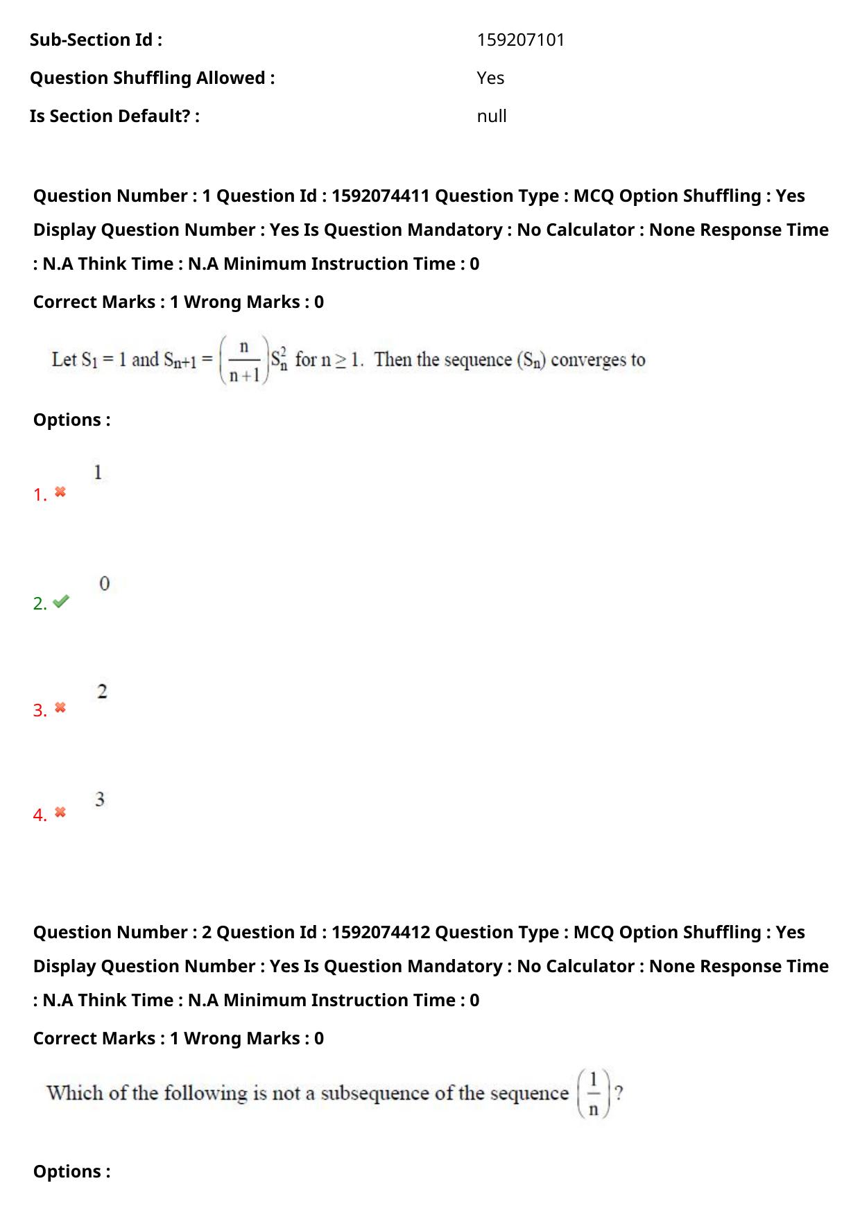 TS ECET 2023 BSC Mathematics Question Paper - Page 3