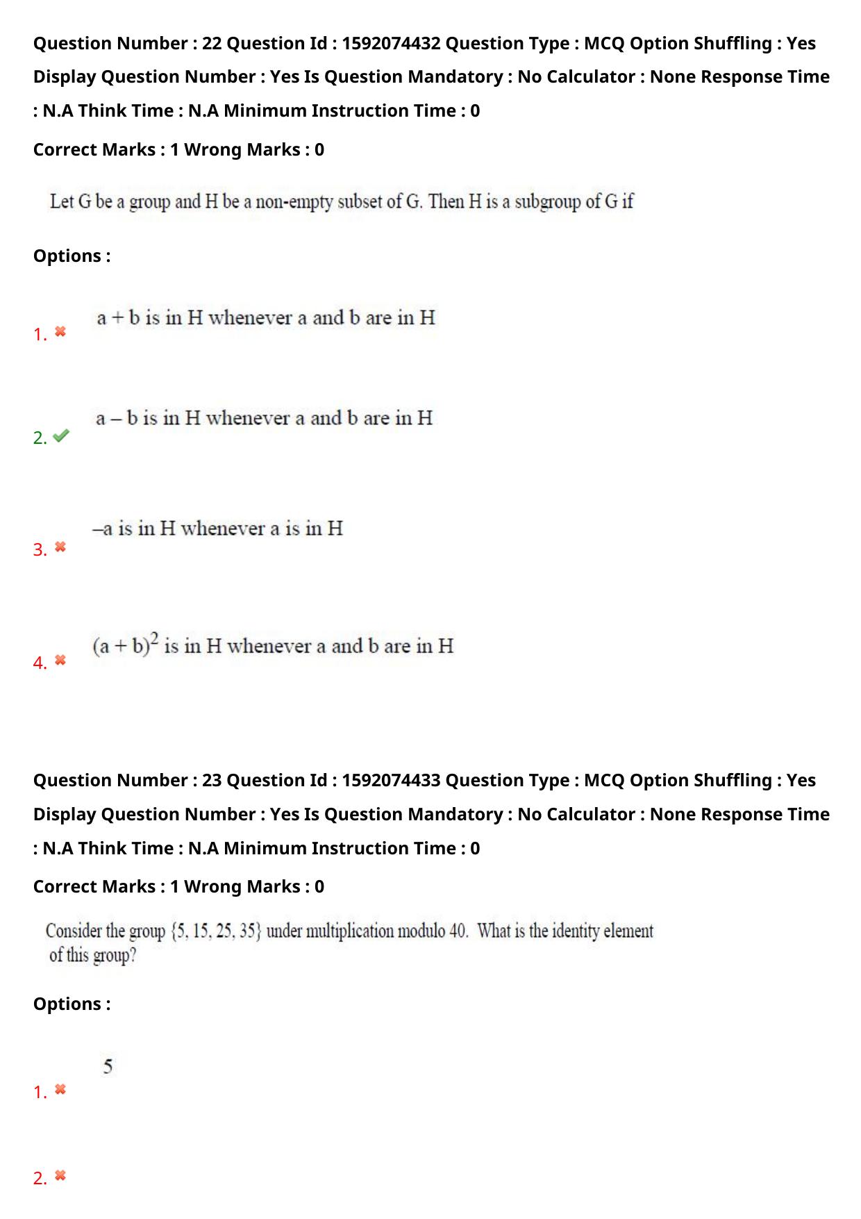 TS ECET 2023 BSC Mathematics Question Paper - Page 18