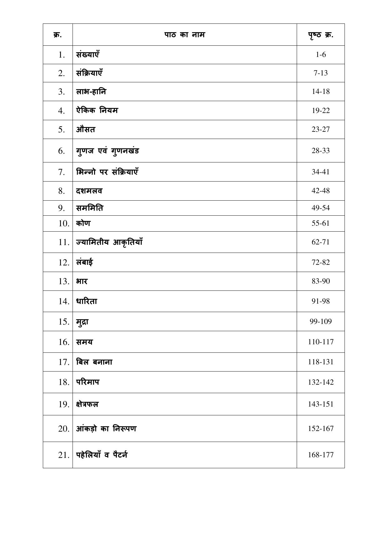 Chhattisgarh Board Class 5 Maths Question Bank - Page 4