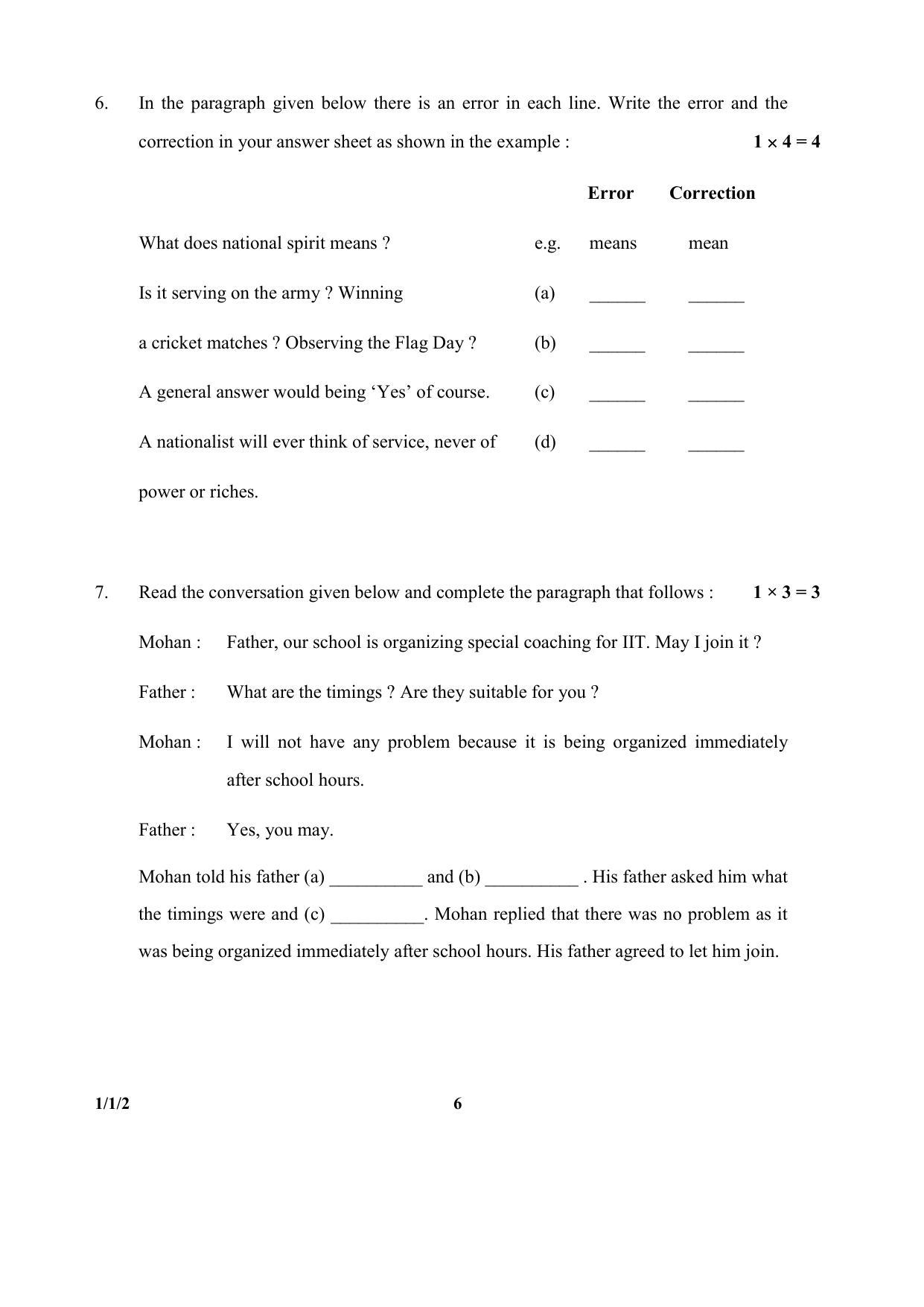 CBSE Class 10 1-1-2 (Eng.) 2017-comptt Question Paper - Page 6