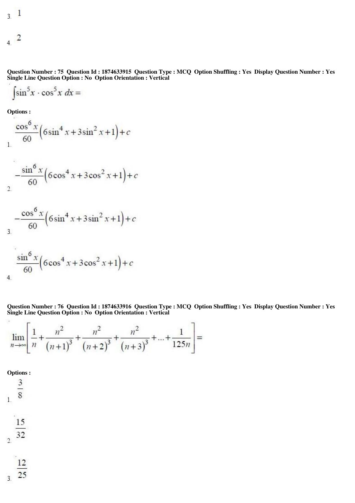 AP EAPCET 2019 - 20 April 2019 Afternoon - Master Engineering Question Paper With Preliminary Keys - Page 41