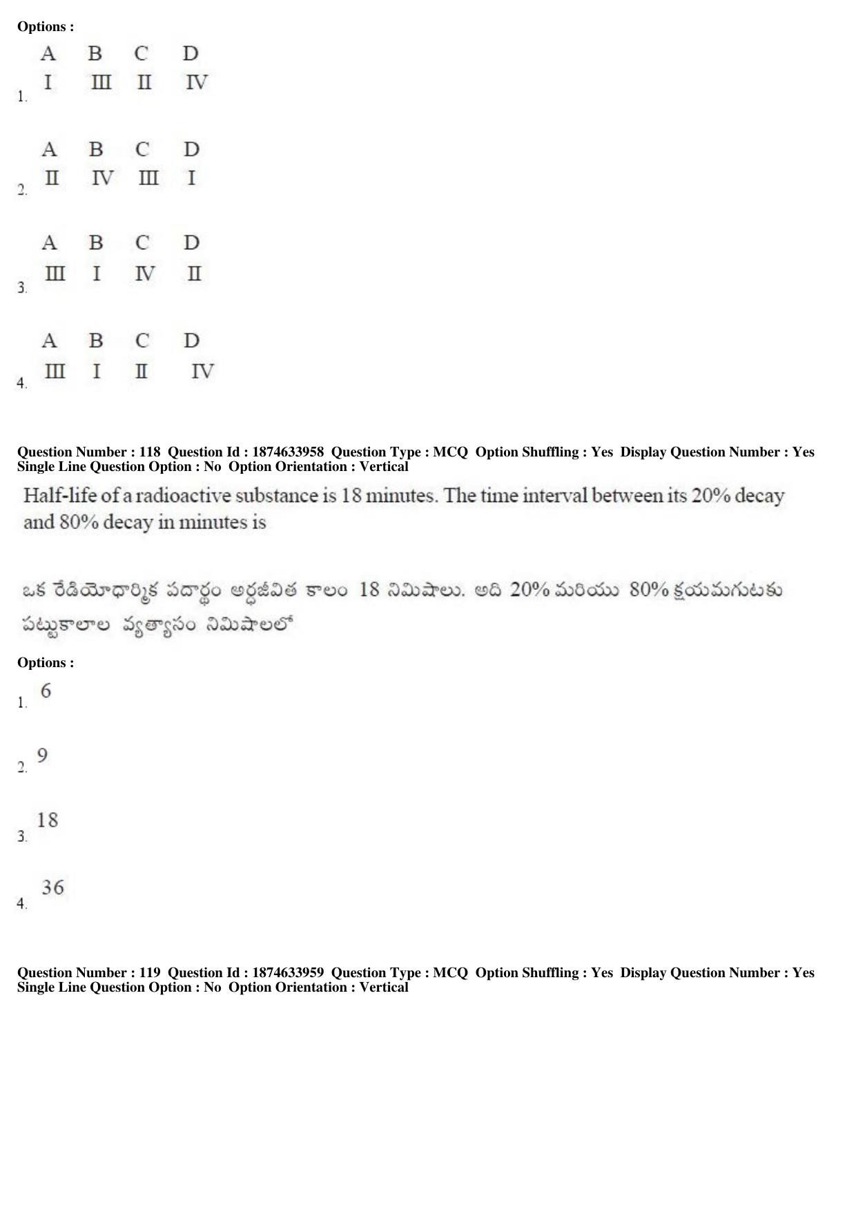AP EAPCET 2019 - 20 April 2019 Afternoon - Master Engineering Question Paper With Preliminary Keys - Page 68
