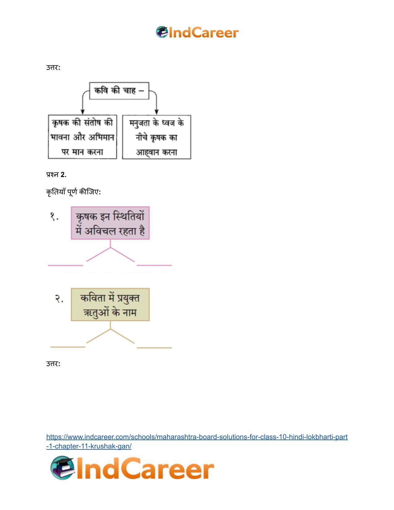 Maharashtra Board Solutions for Class 10- Hindi Lokbharti (Part 1): Chapter 11- कृषक गान - Page 3