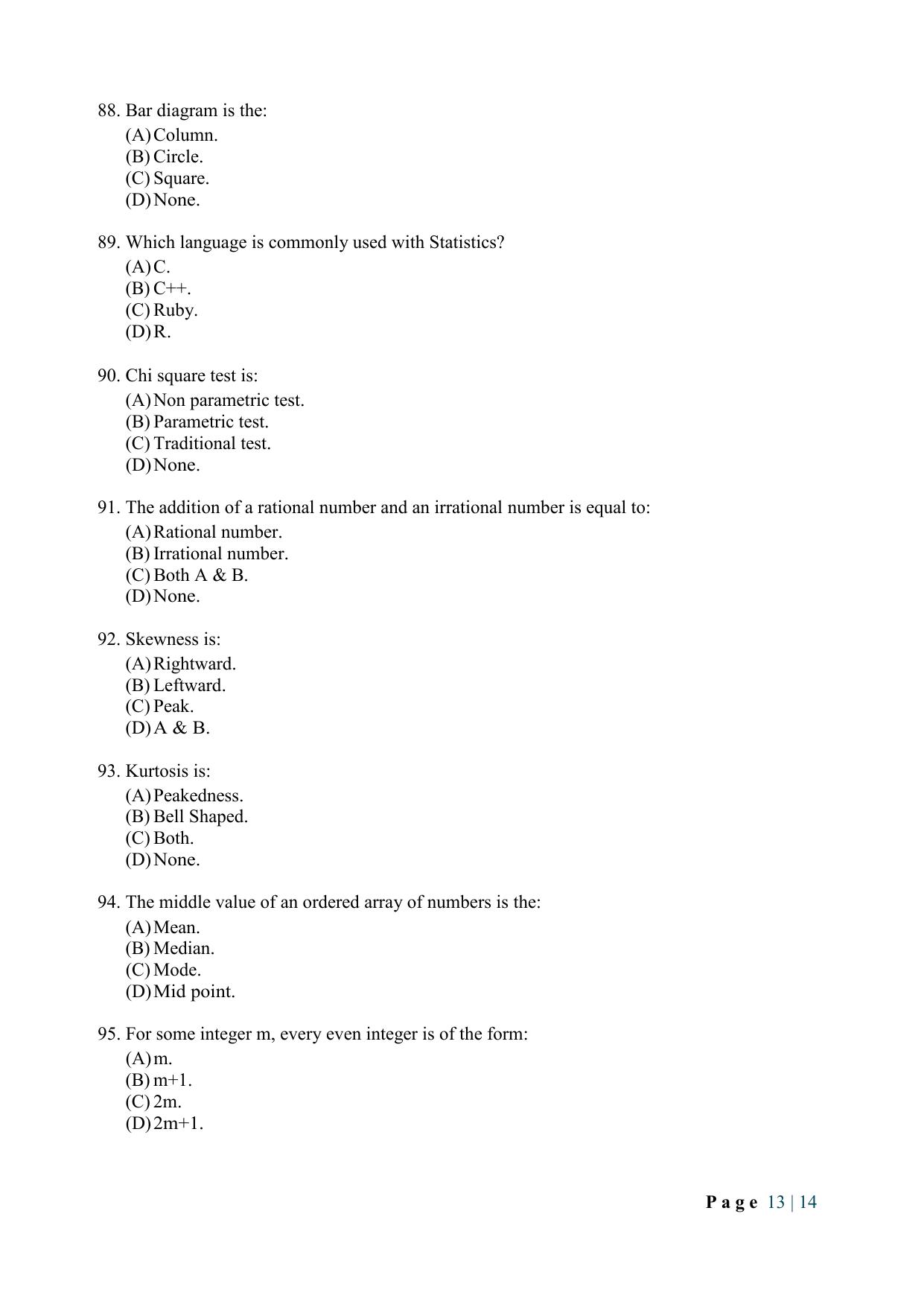 WB JEMAS (PG) DHS 2024 Question Paper - Page 15